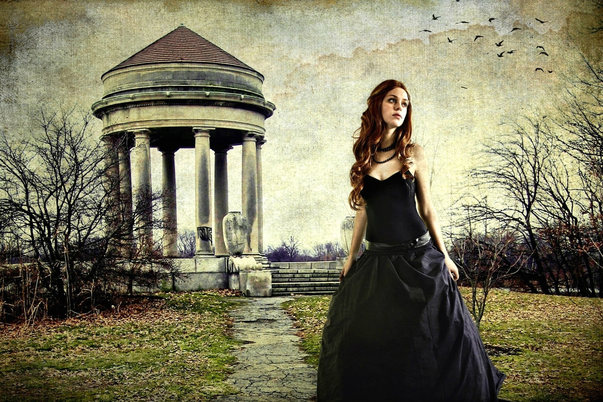 Gothic Elegance A Dark Mood at 1280 x 720 HD size wallpapers HD quality