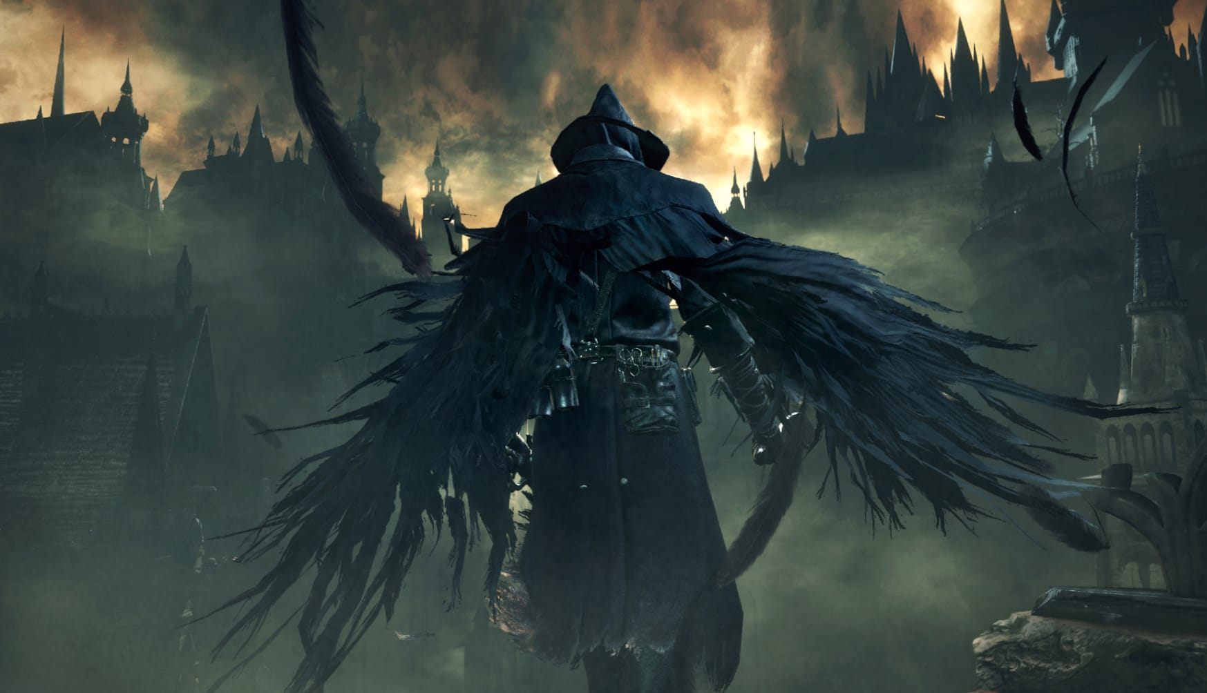 Gothic Shadows of Bloodborne - at 640 x 960 iPhone 4 size wallpapers HD quality