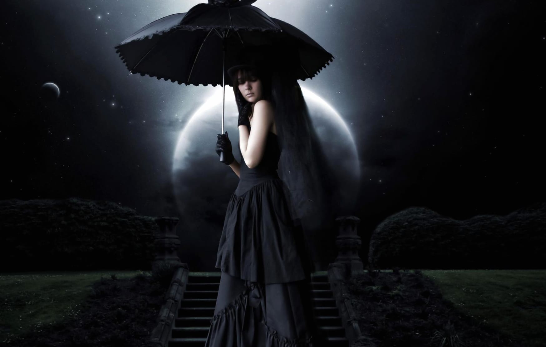 Gothic Umbrella Embrace the Dark wallpapers HD quality