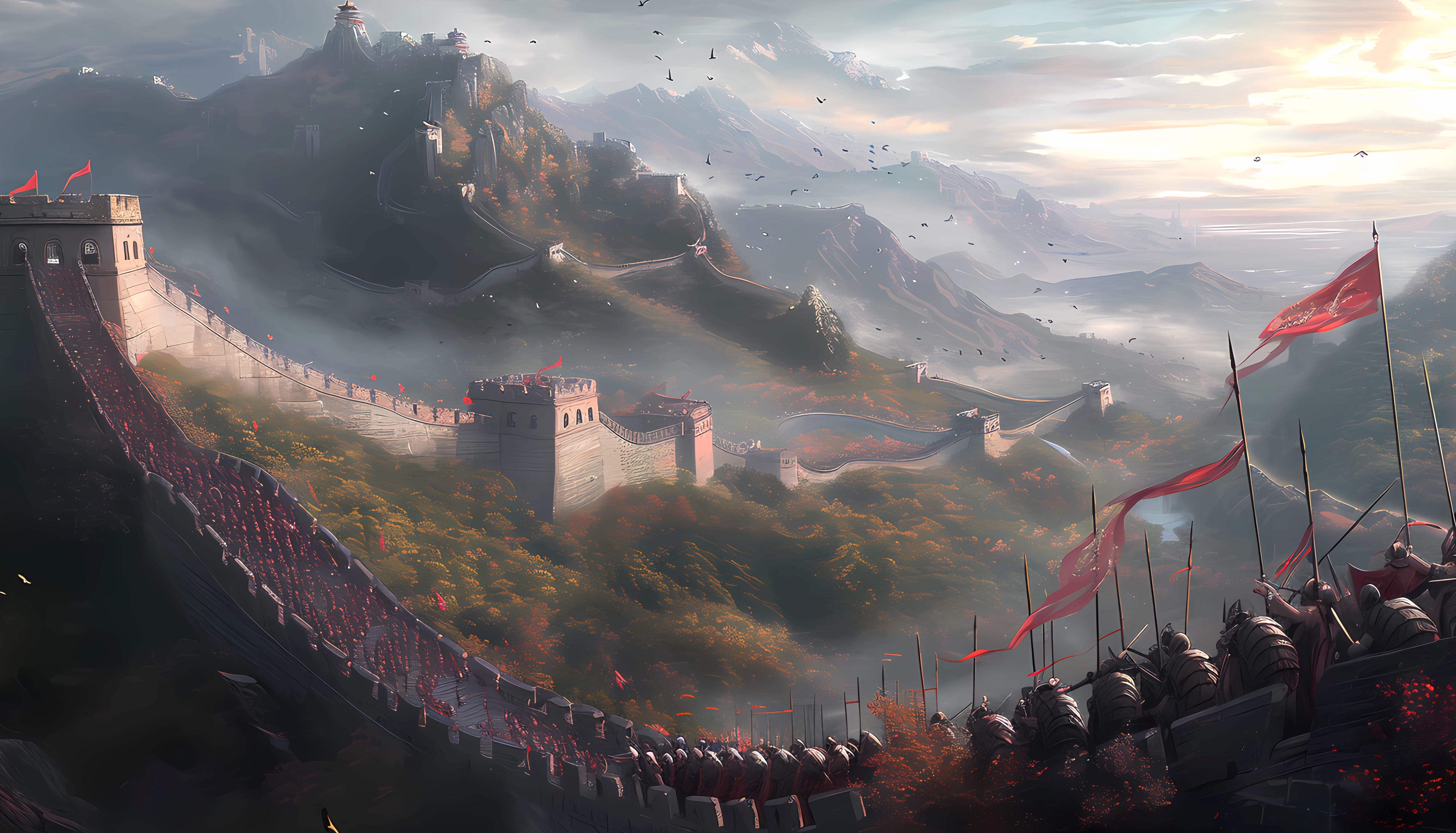 Great Wall of China Army wallpapers HD quality