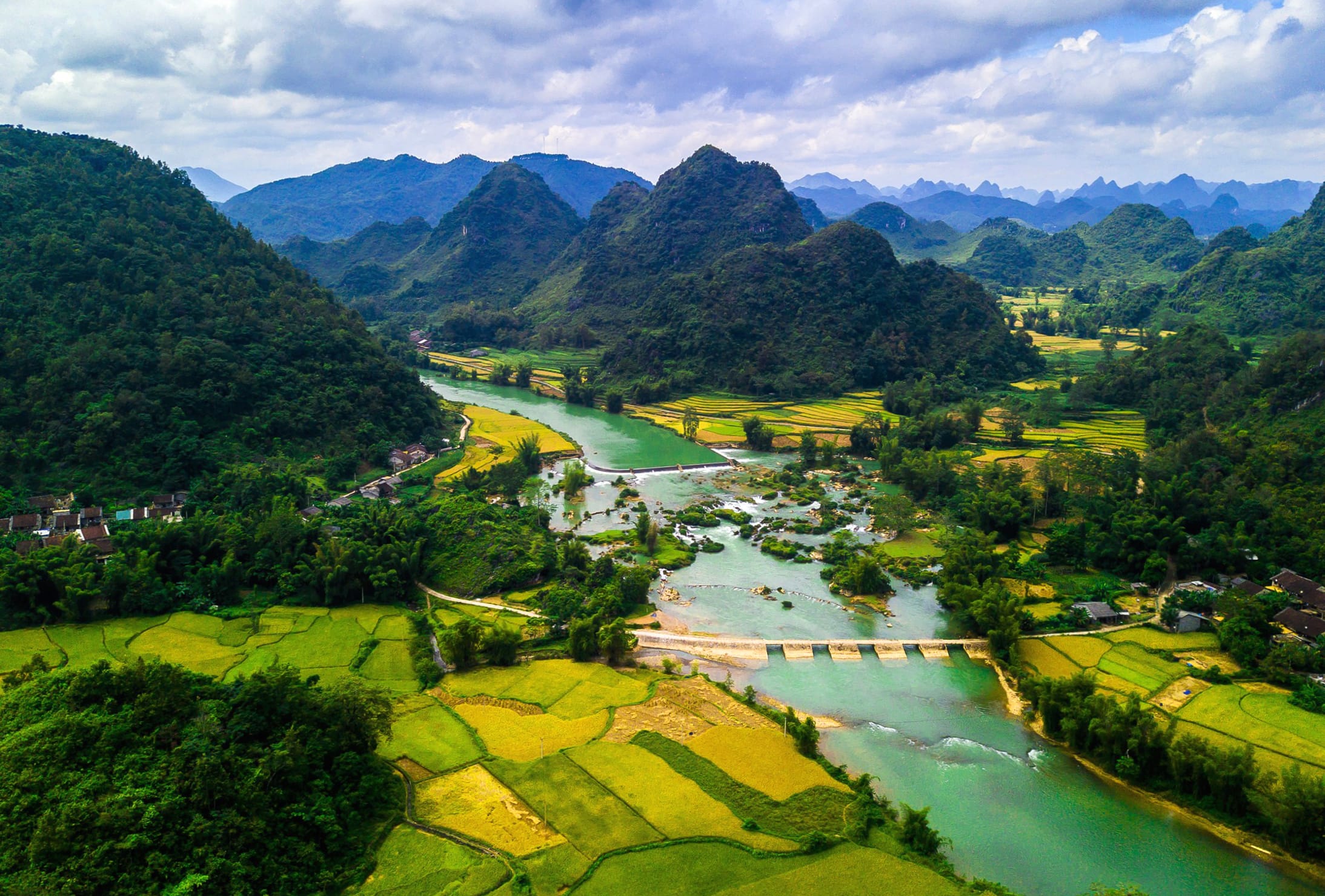 Green River Forest Mountain Vietnam Earth Photography Landscape wallpapers HD quality