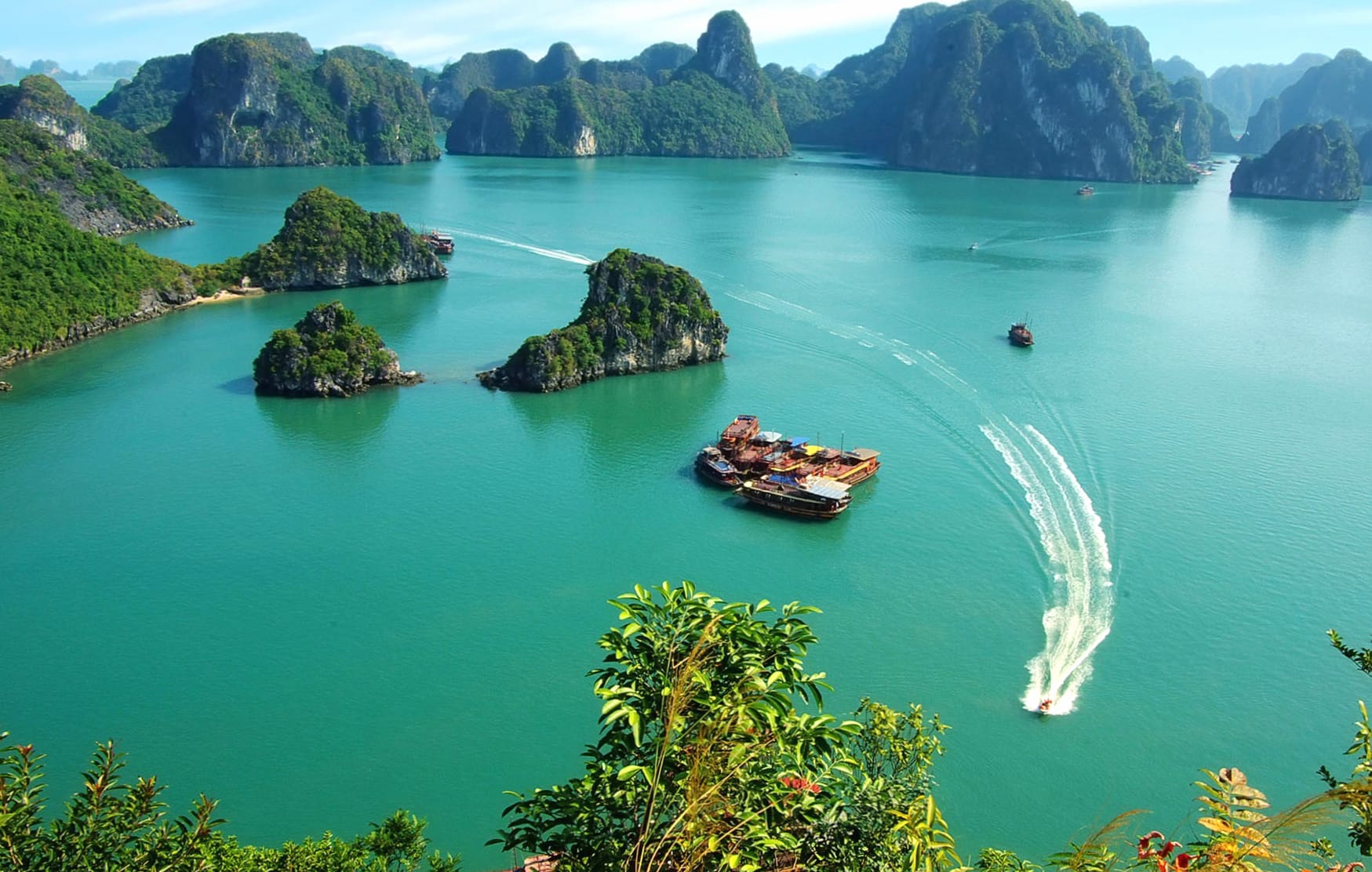 Ha Long Bay Turquoise Serenity - wallpapers HD quality