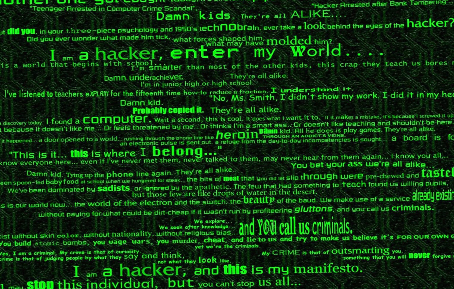 Hacker Geek Technology wallpapers HD quality