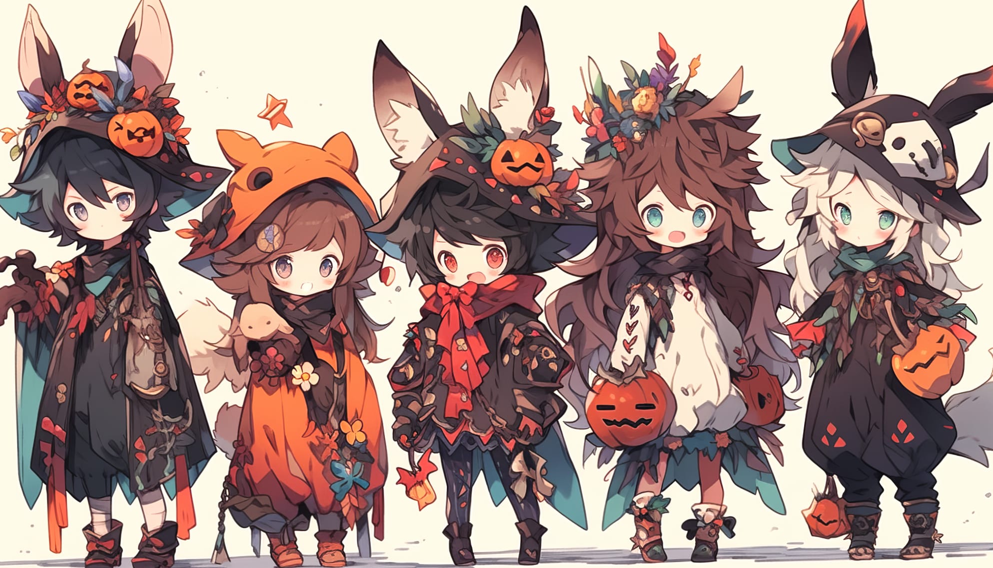 Halloween Anime Characters wallpapers HD quality