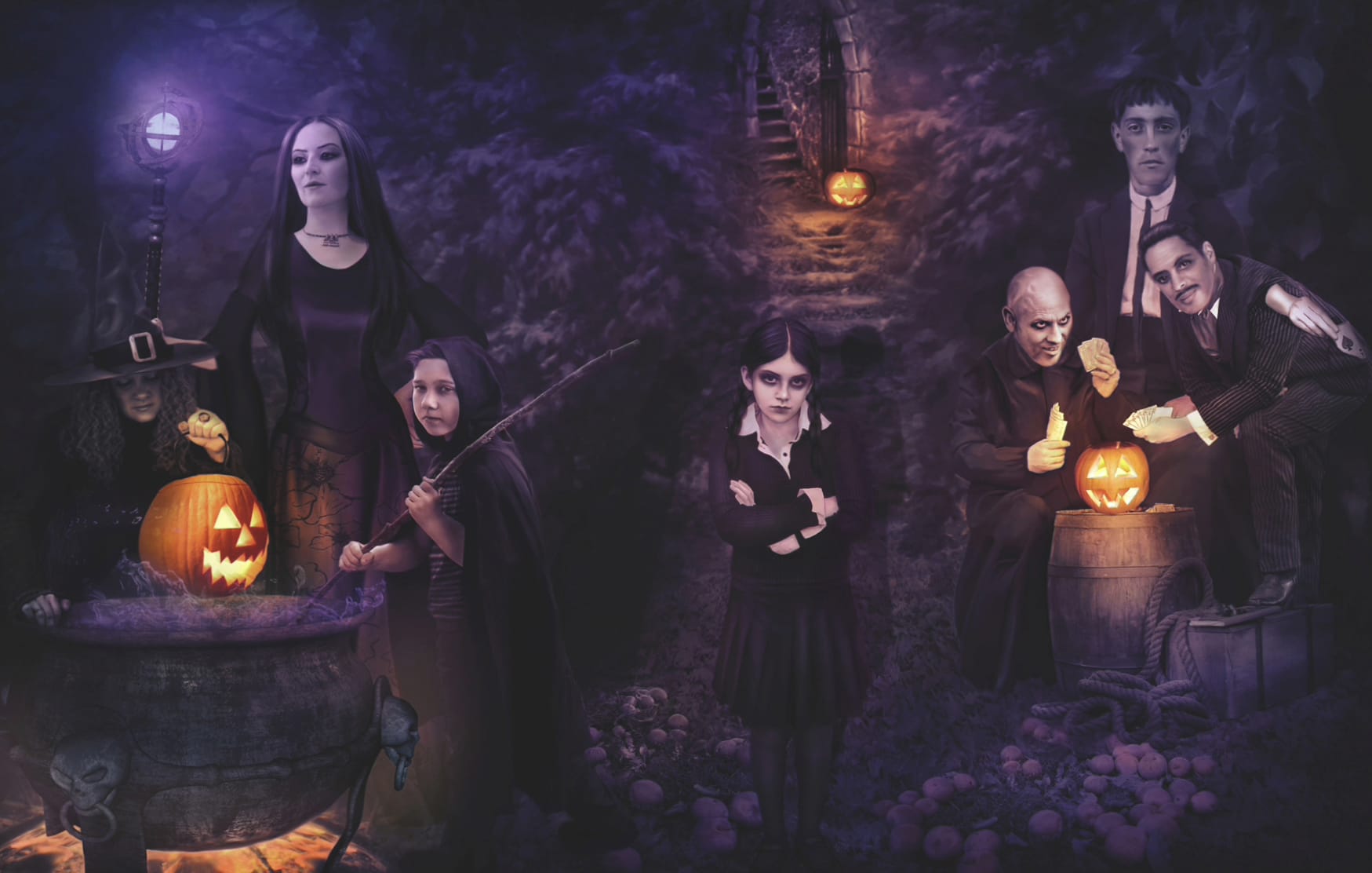 Halloween with The Addams Family wallpapers HD quality