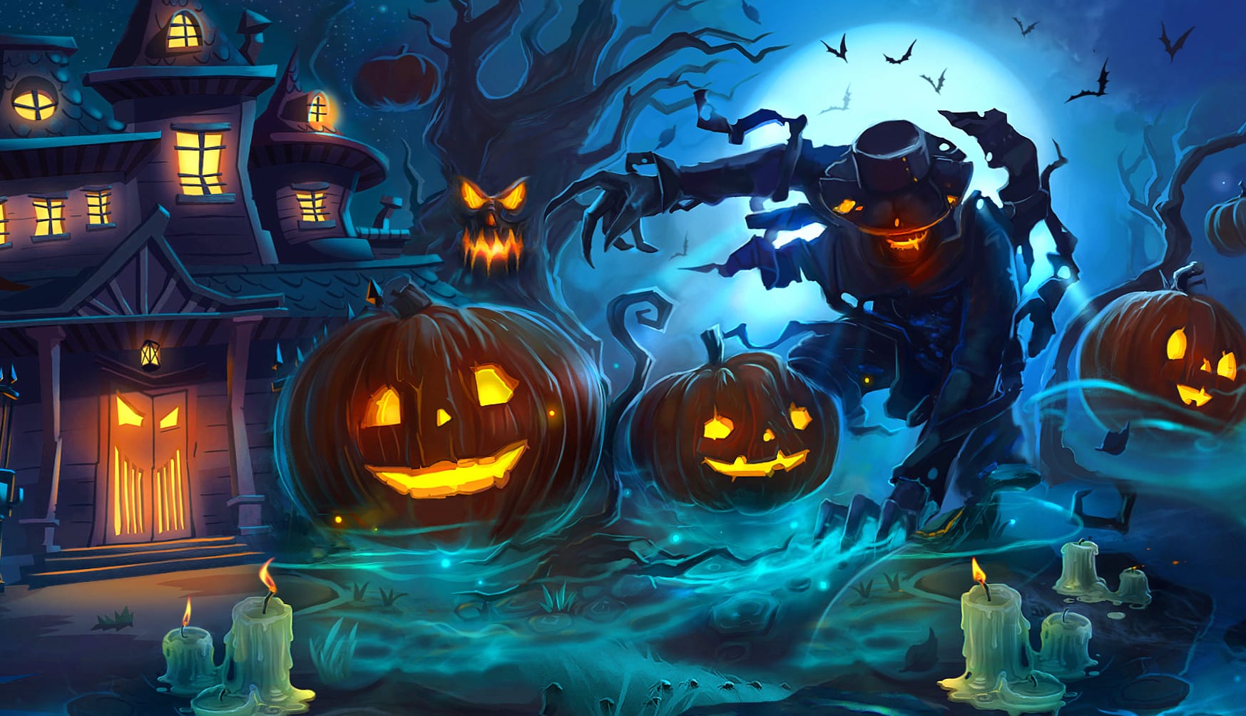 Haunted Halloween Night wallpapers HD quality