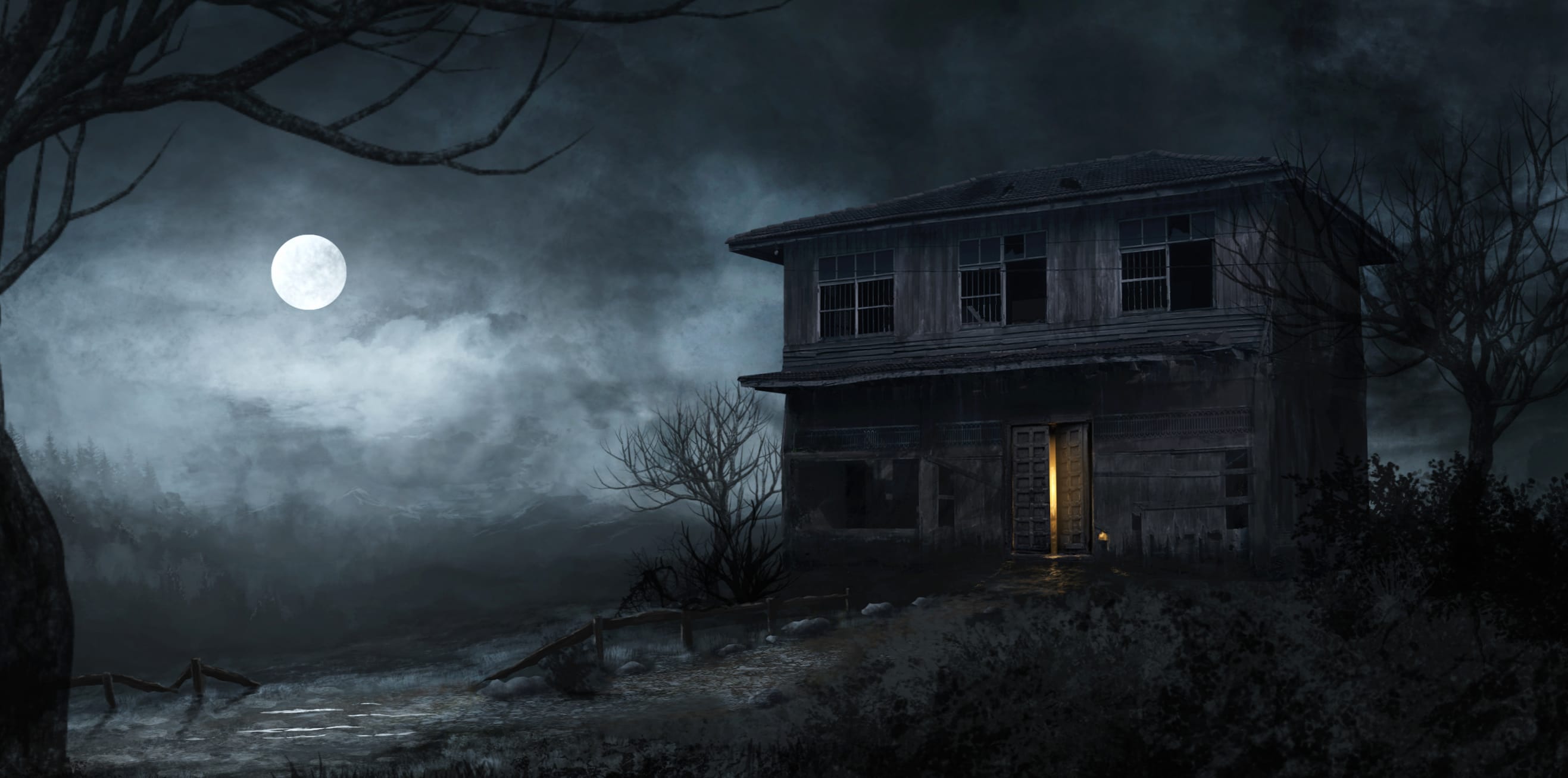 Haunted House House Dark Haunted wallpapers HD quality