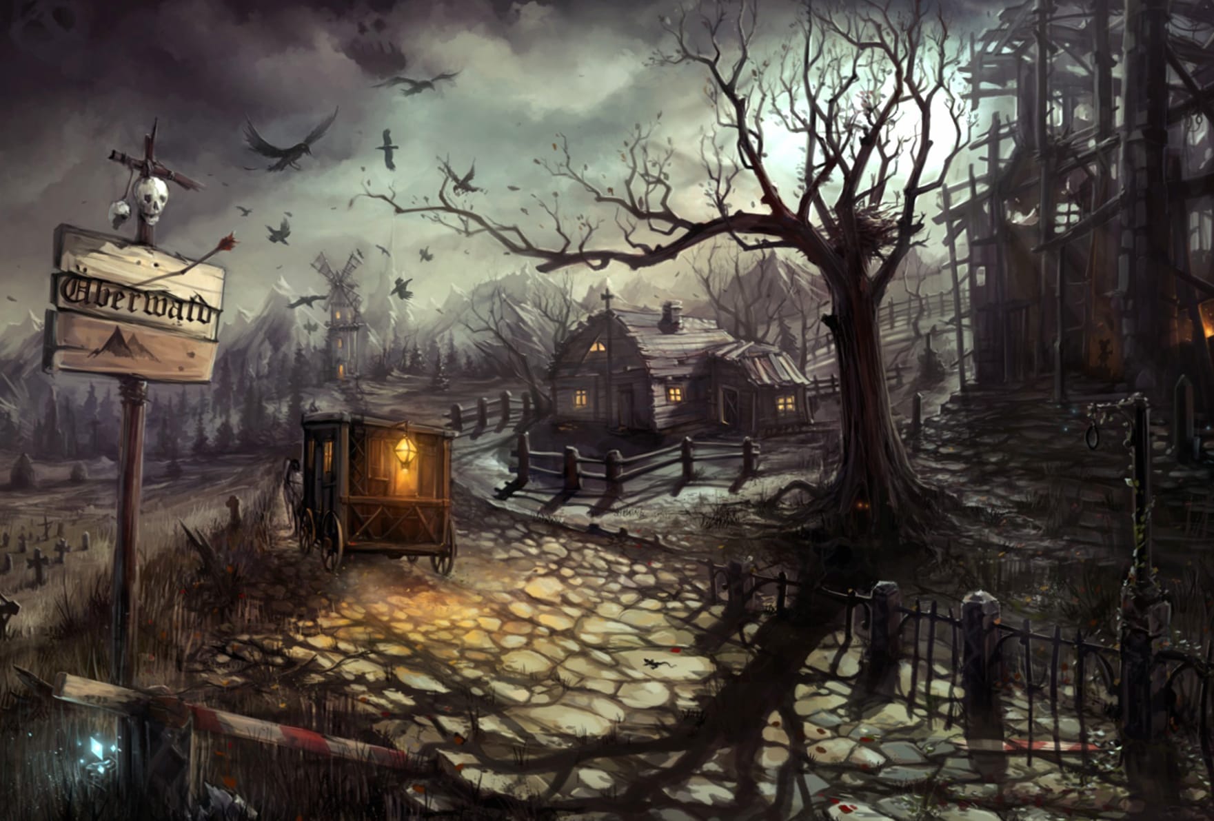 Haunted Nightscape wallpapers HD Haunted Nightscape wallpapers HD quality