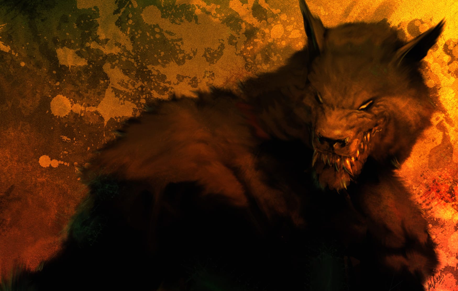 HD Dark Fantasy Werewolf Wallpaper wallpapers HD quality