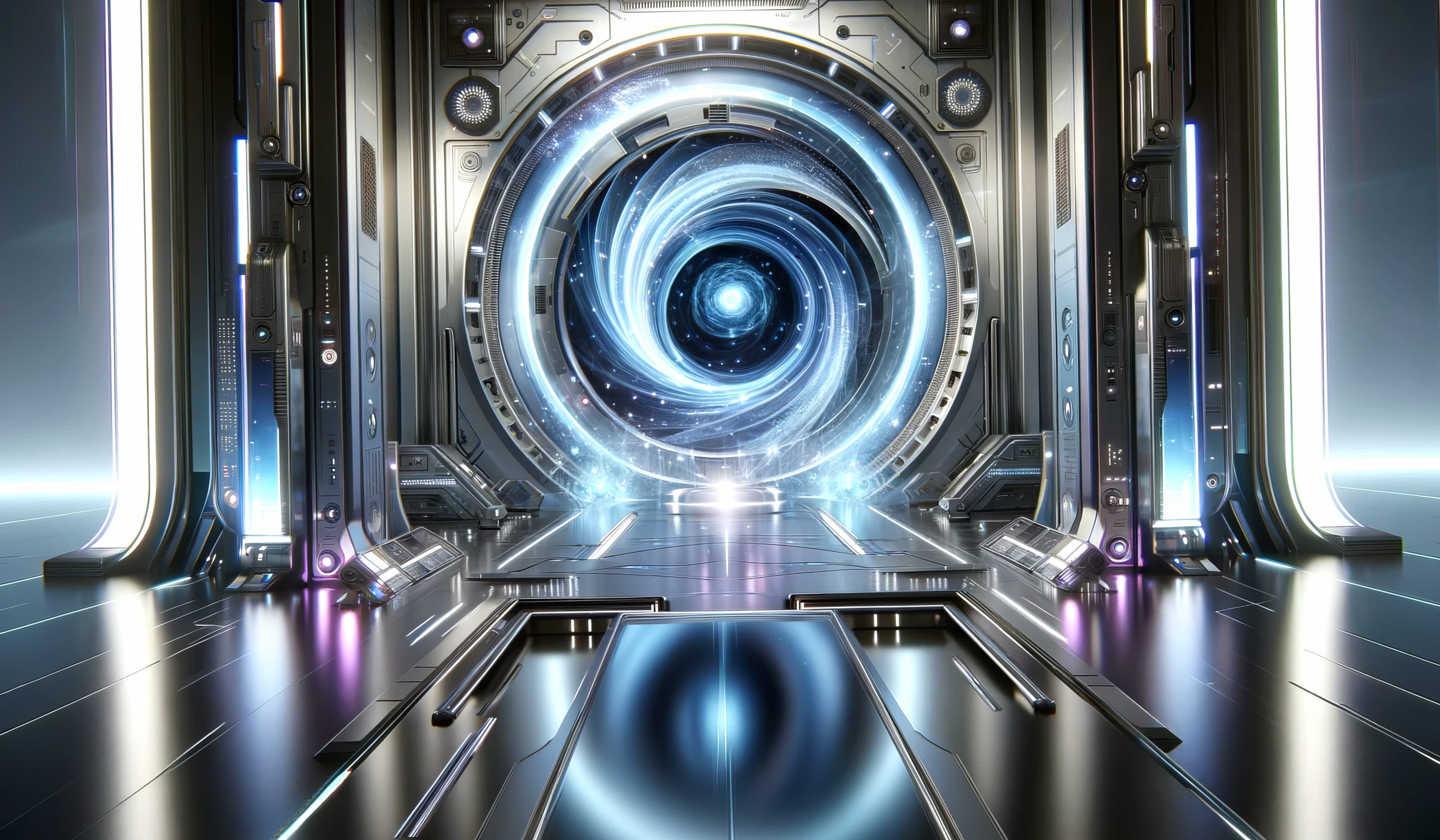 HD Sci-Fi Portal Wallpaper – Futuristic Gateway wallpapers HD quality