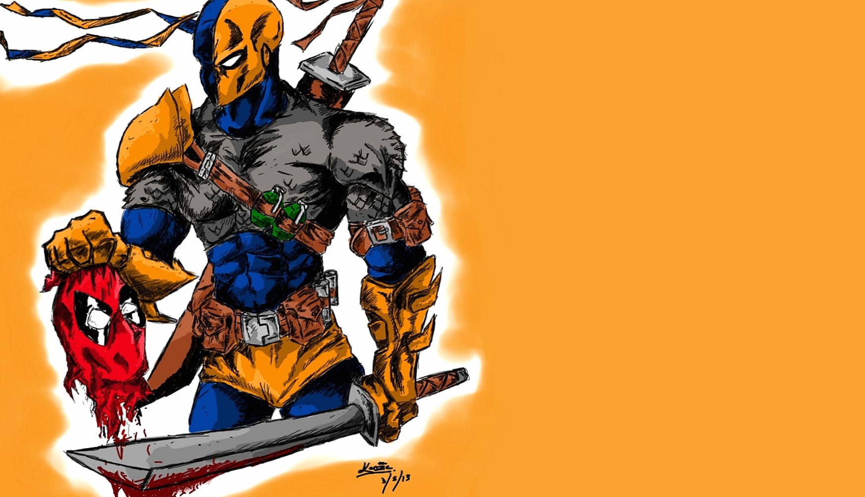 HD Wallpaper of Deathstroke The Ultimate Slade Wilson Artwork wallpapers HD quality