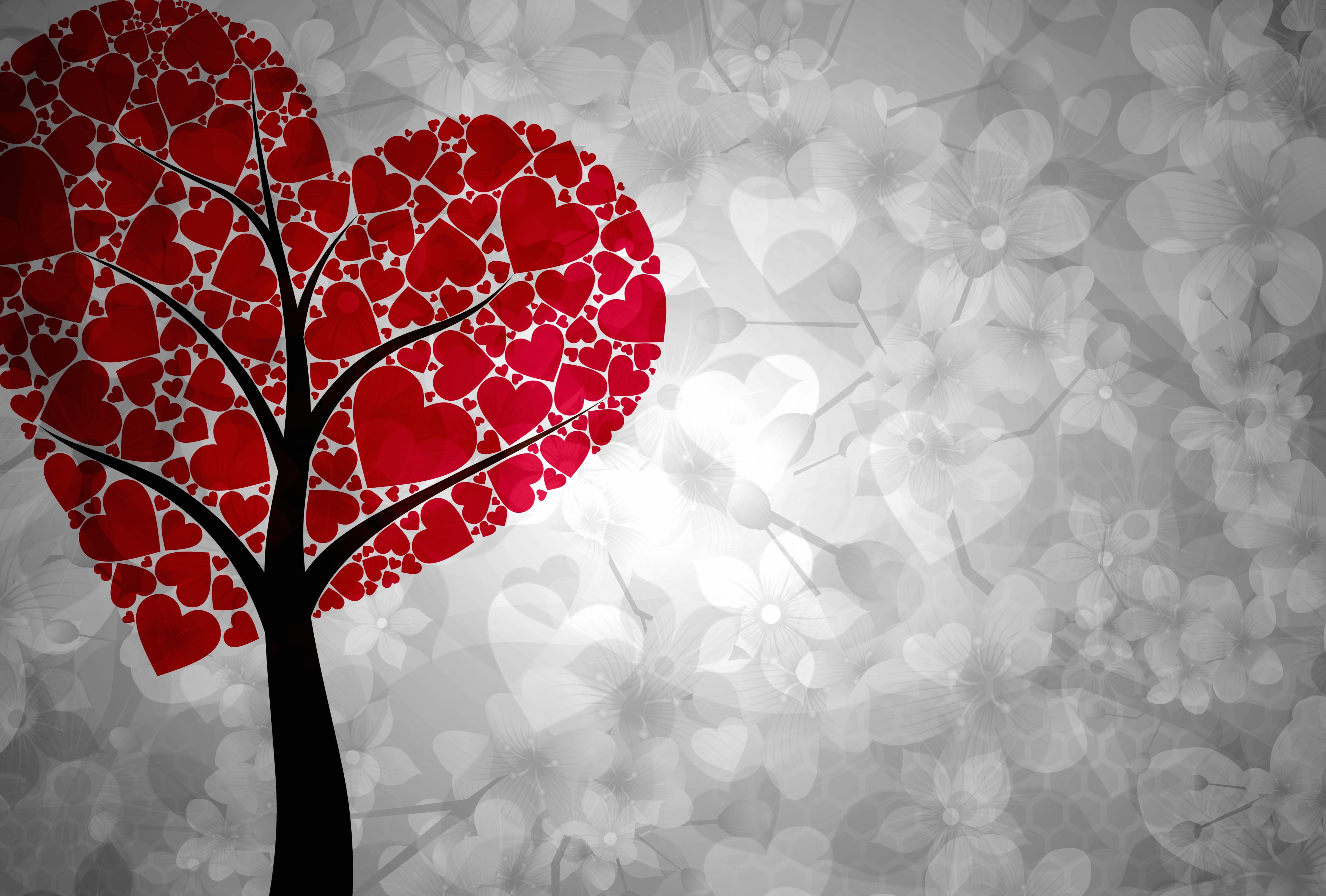 Heart Tree - HD Artistic Wallpaper wallpapers HD quality