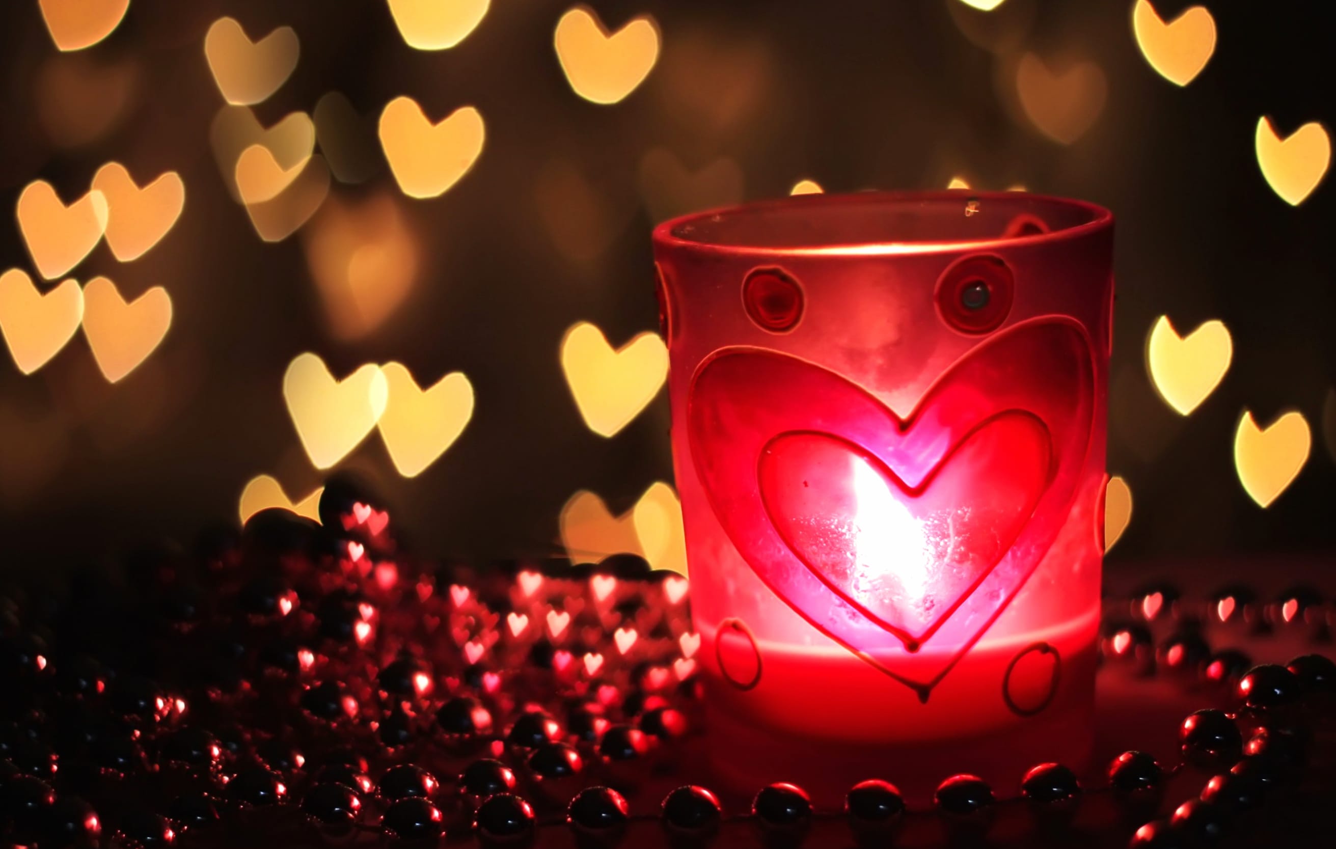 Heartfelt Candle Glow - wallpapers HD quality