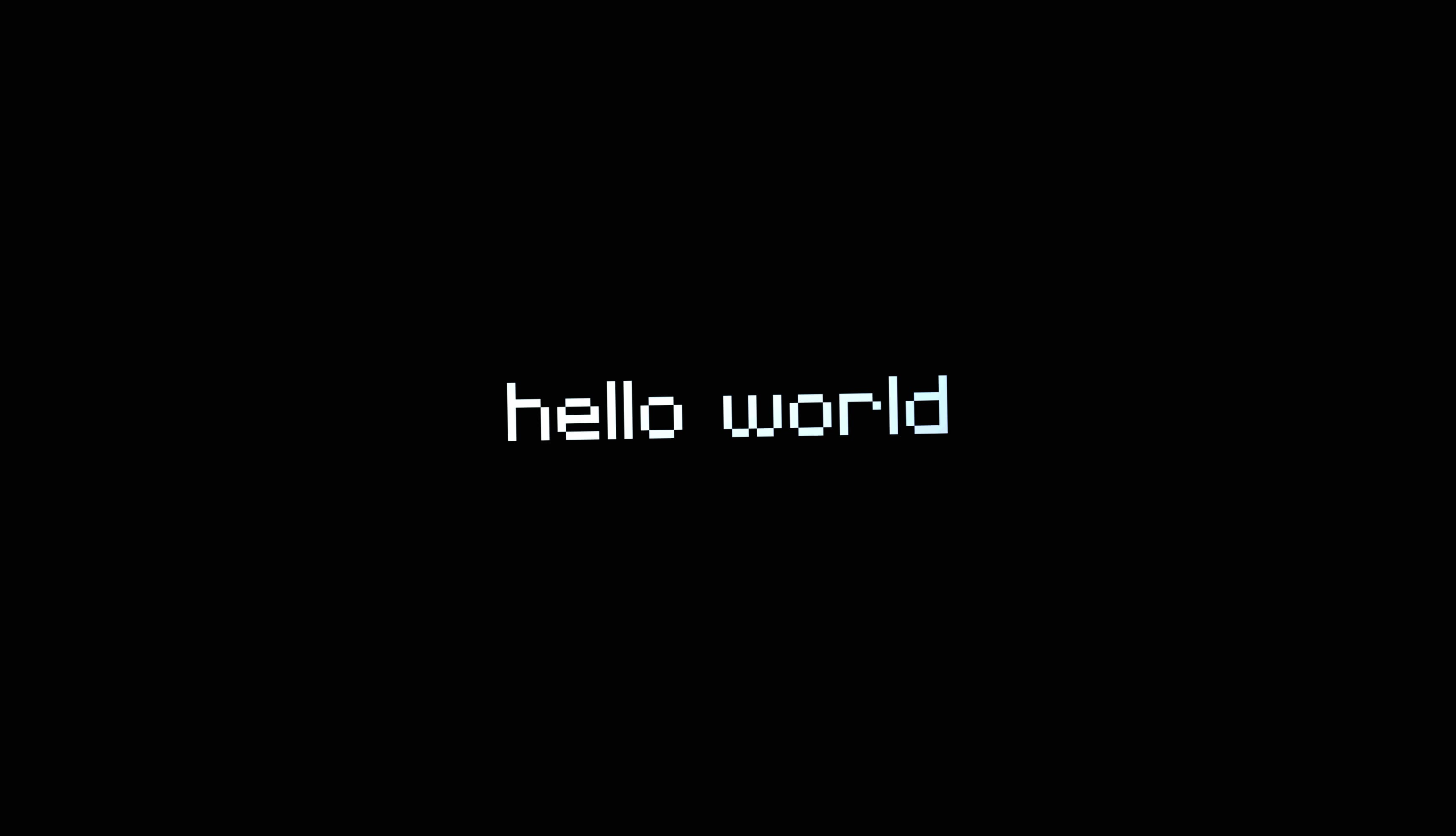 Hello world Pixel art wallpapers HD quality