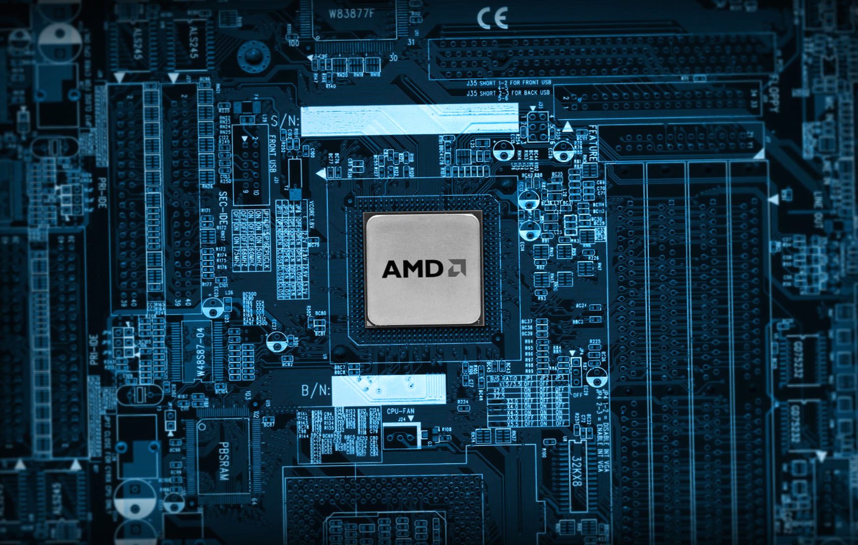 High Tech Computer Technology AMD wallpapers HD quality