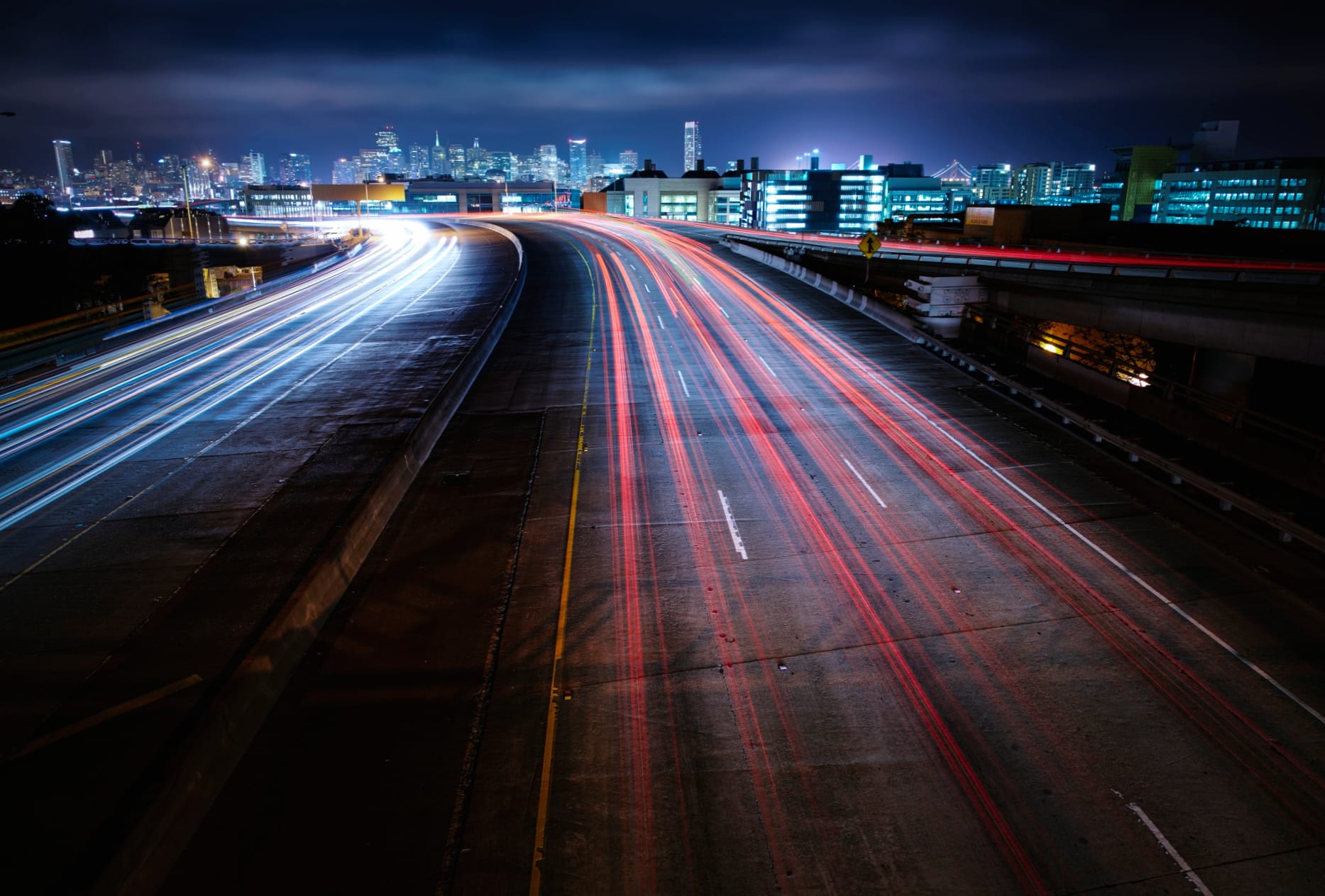 Highway City USA California San Francisco Photography Time Lapse wallpapers HD quality