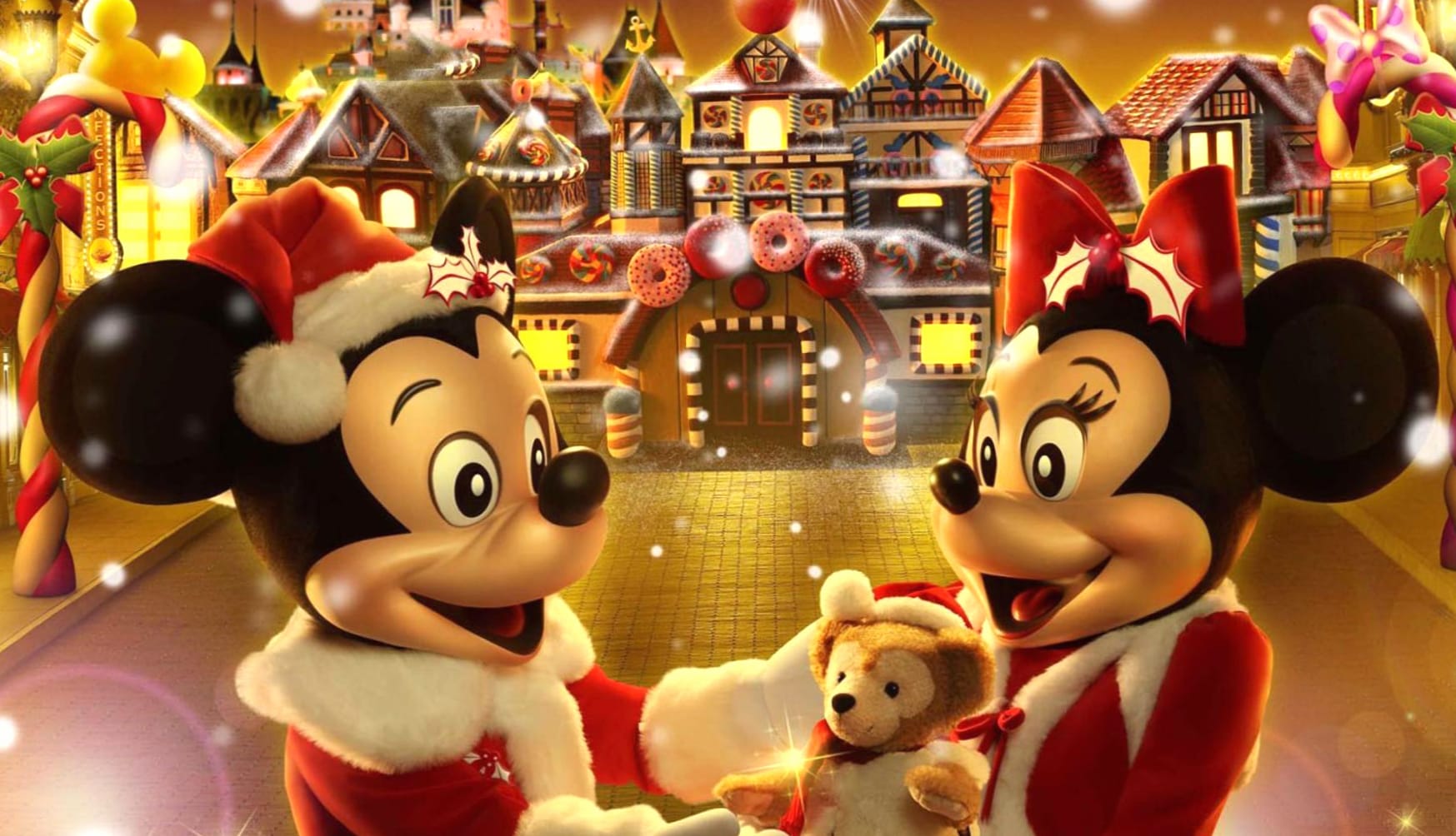 Holiday Magic with Mickey & Minnie - HD Christmas Wallpaper wallpapers HD quality