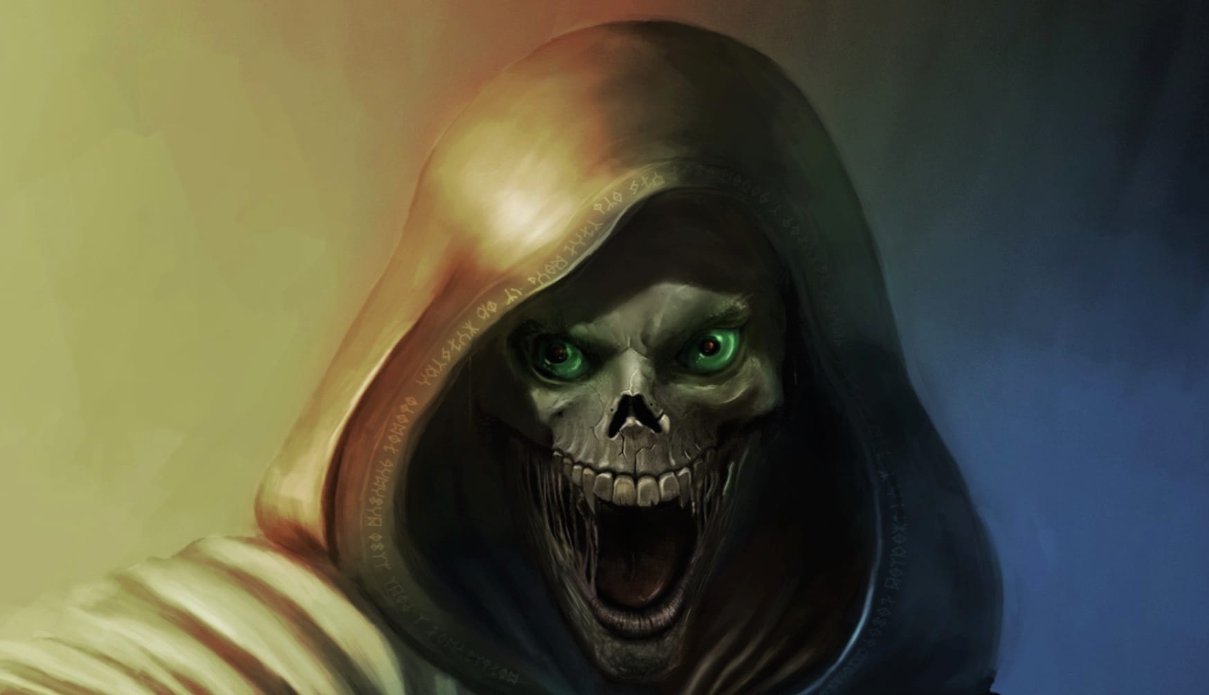 Hood Skeleton Face Dark Grim Reaper wallpapers HD quality