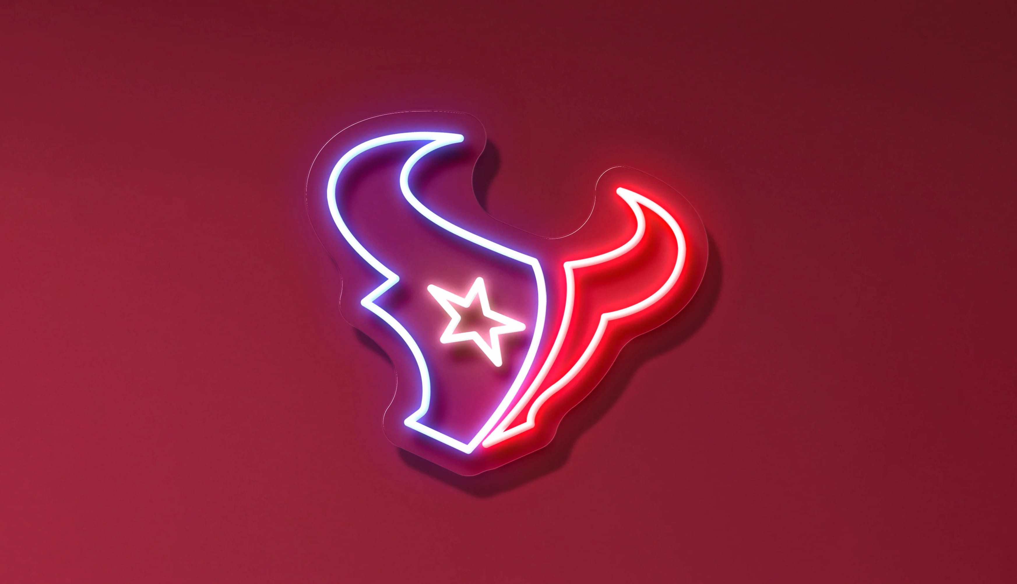 Houston Texans Neon sign wallpapers HD quality