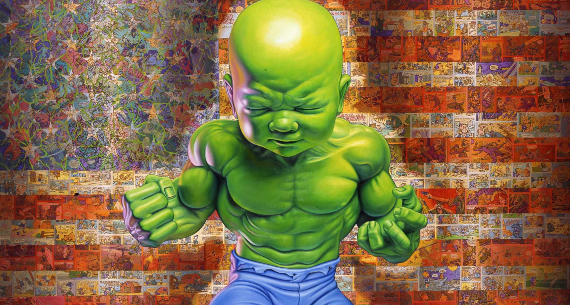 Hulk Boy American Flag wallpapers HD quality