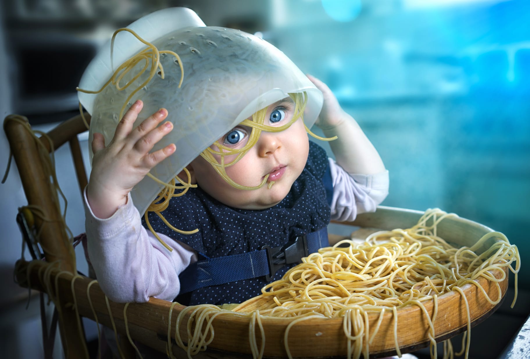 Humor Spaghetti Photography Ba wallpapers HD quality