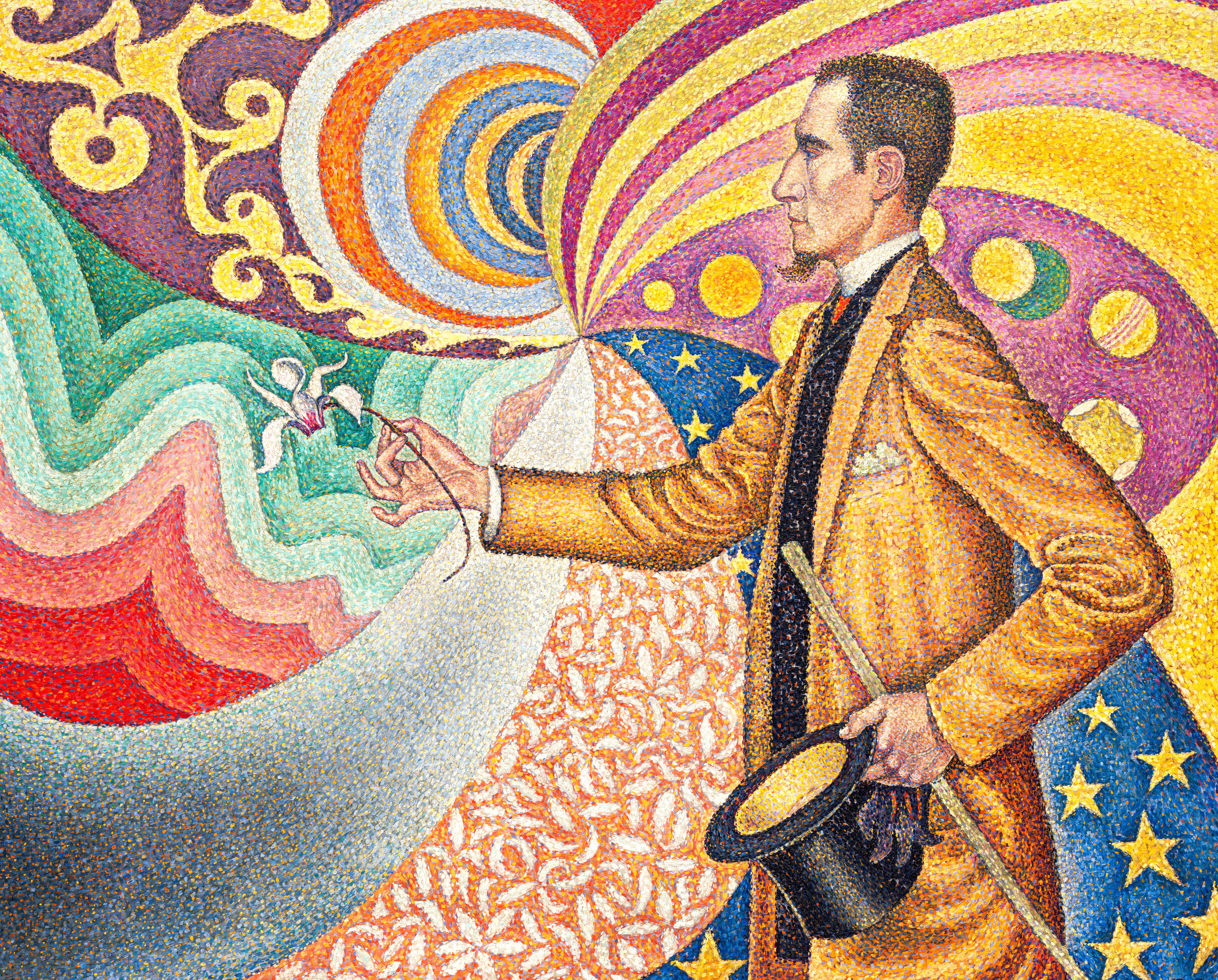 Hypnotist Magician Psychedelic Artistic Painting wallpapers HD quality