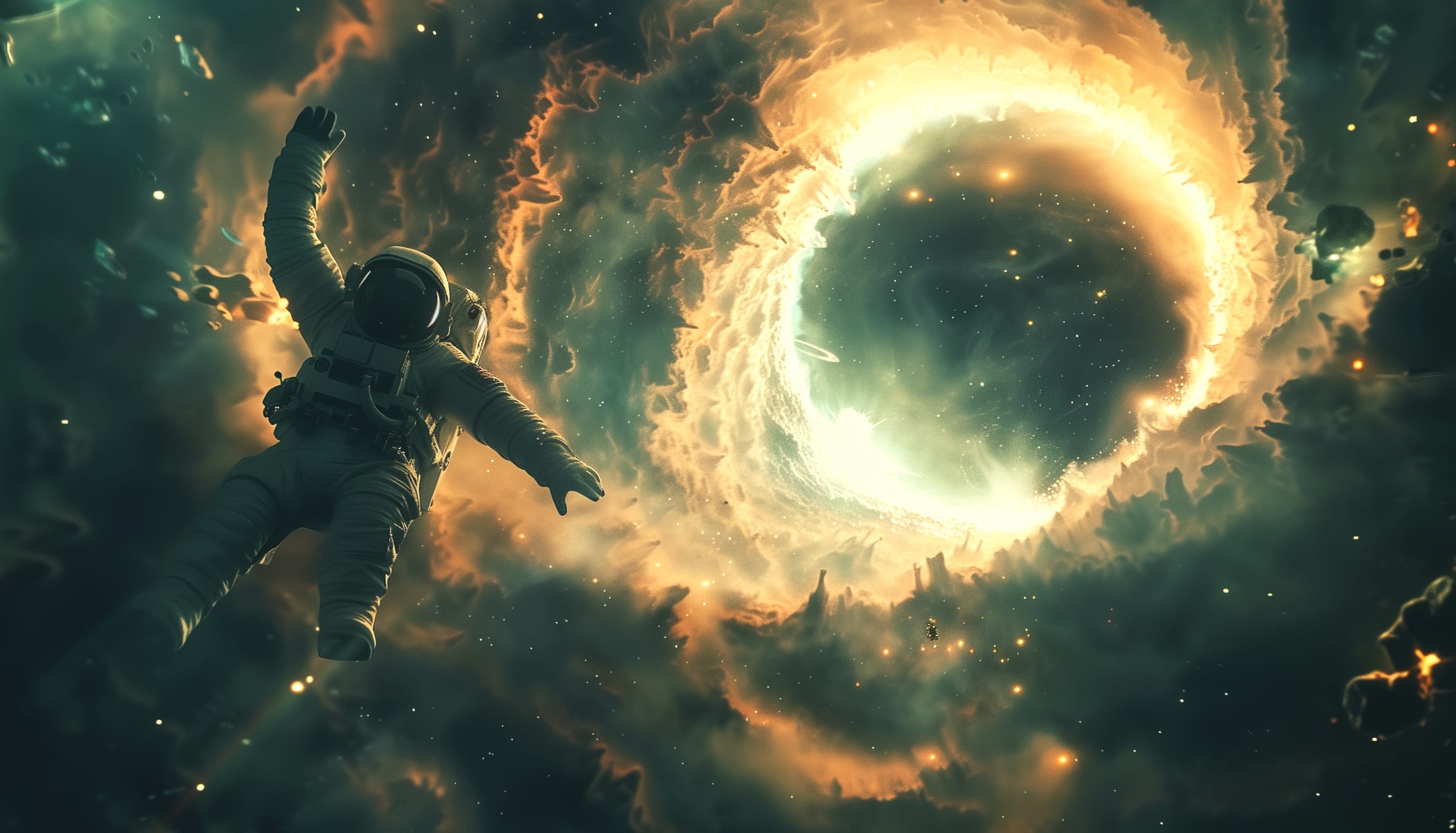 Interstellar Explorer HD Sci-Fi Black Hole Wallpaper wallpapers HD quality