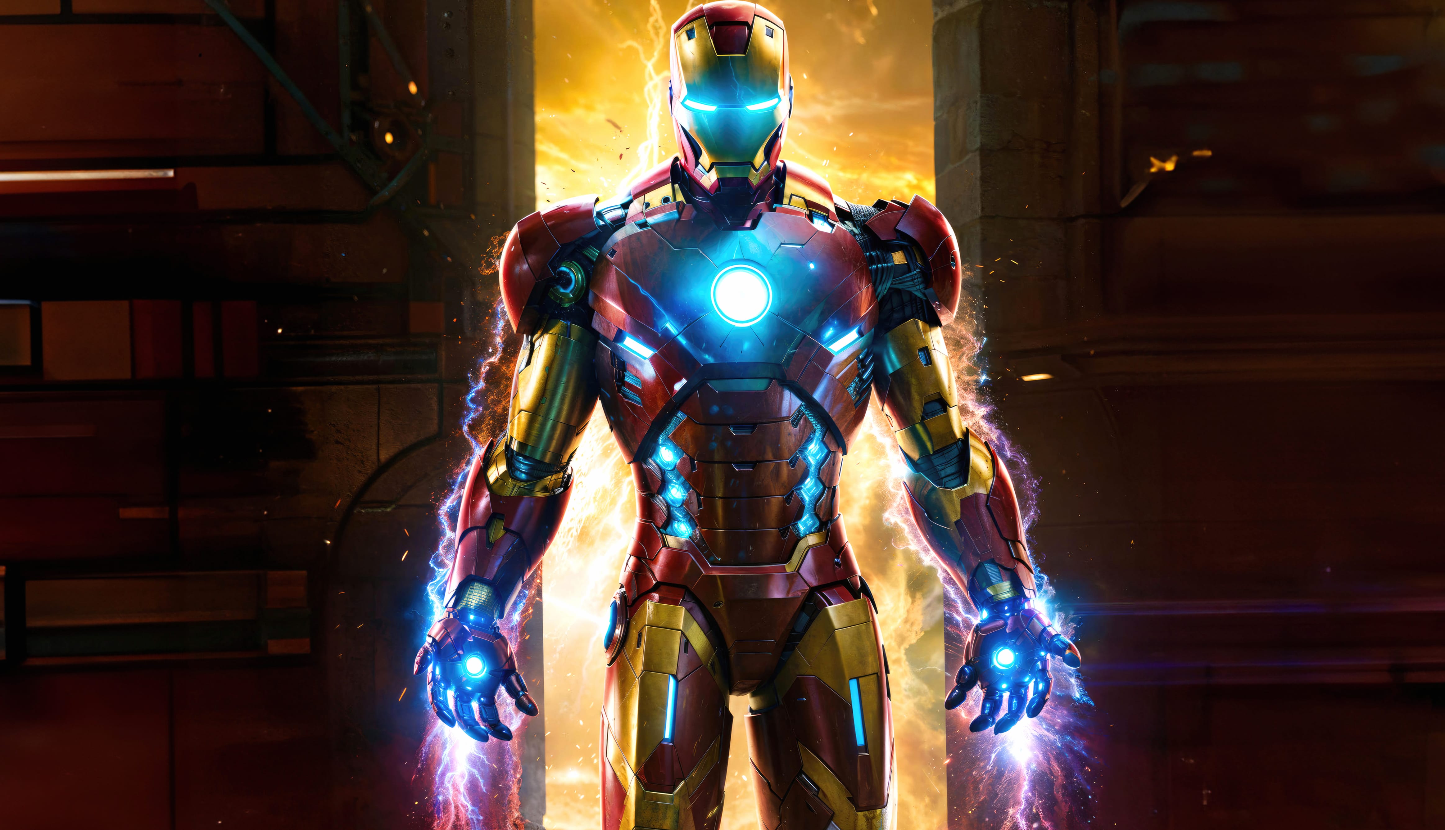 Iron Man Superhero - Comic-Inspired Desktop Background wallpapers HD quality