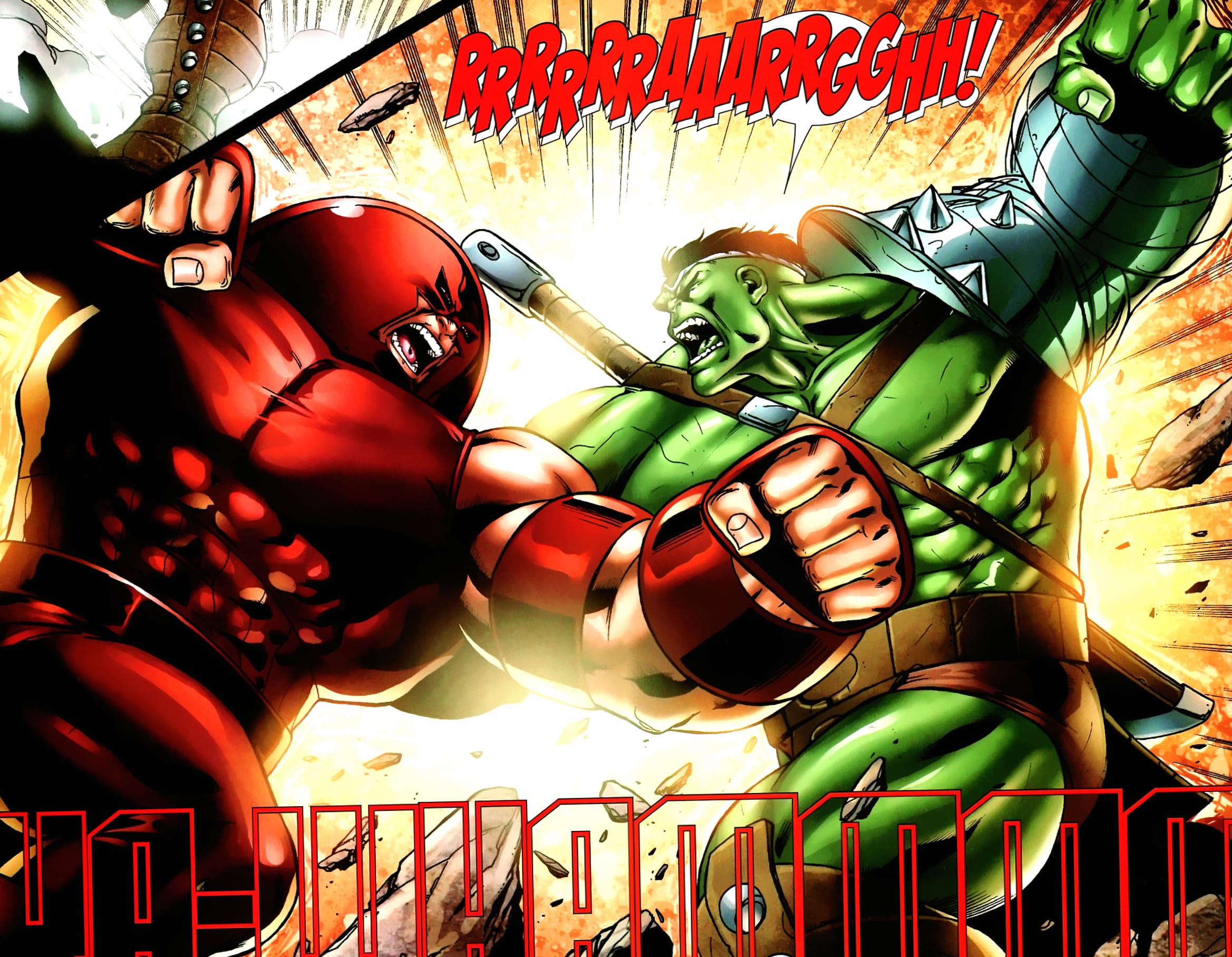 Juggernaut vs Hulk HD Comic Wallpaper at 1334 x 750 iPhone 7 size wallpapers HD quality