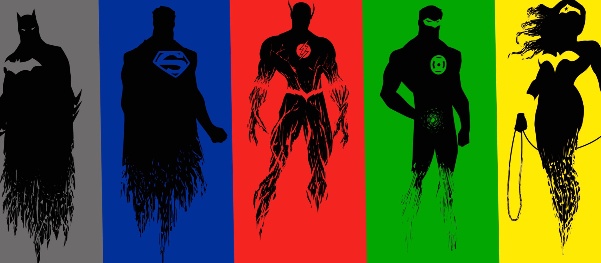 Justice League Silhouettes wallpapers HD quality