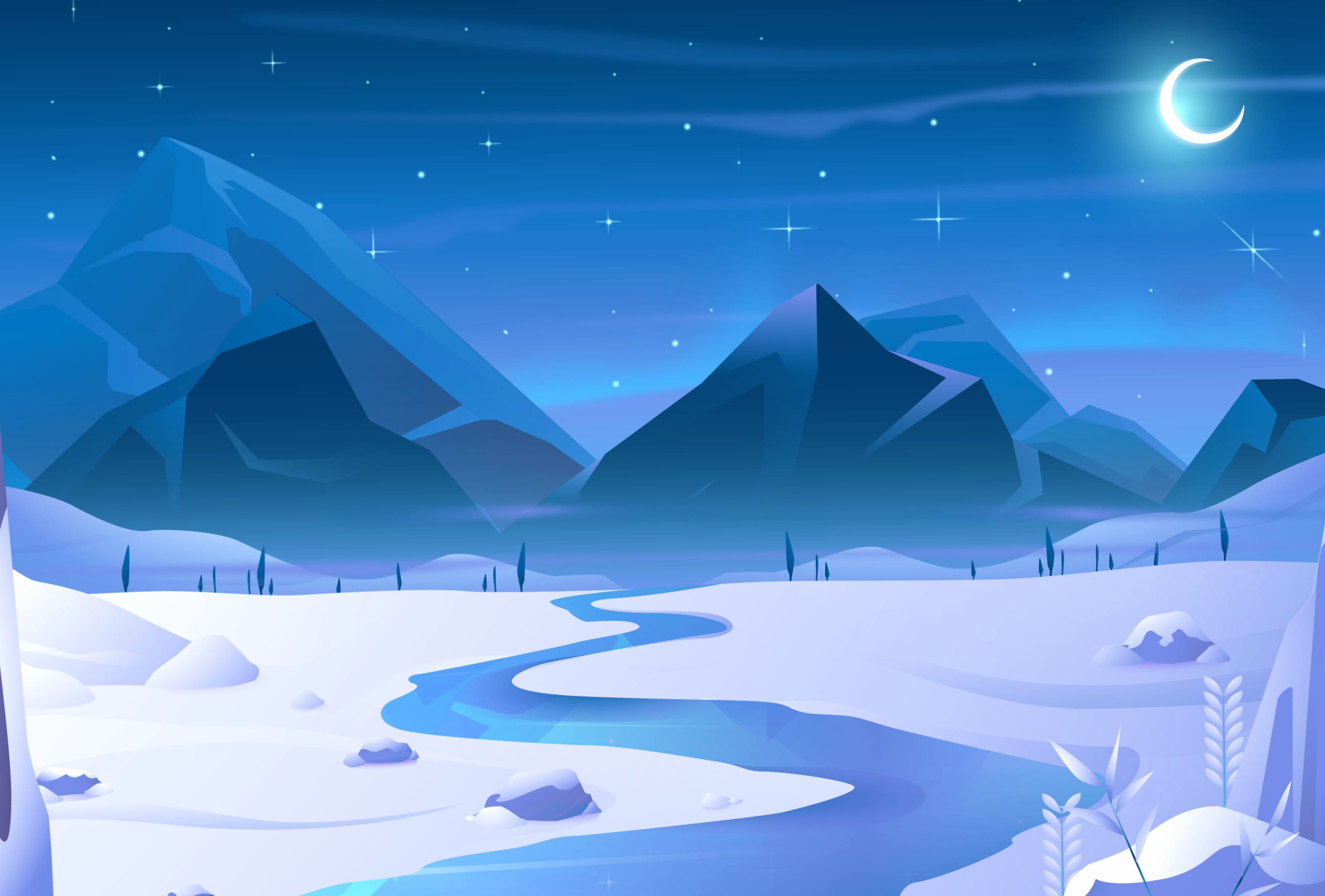 Landscape Artistic Winter wallpapers HD quality