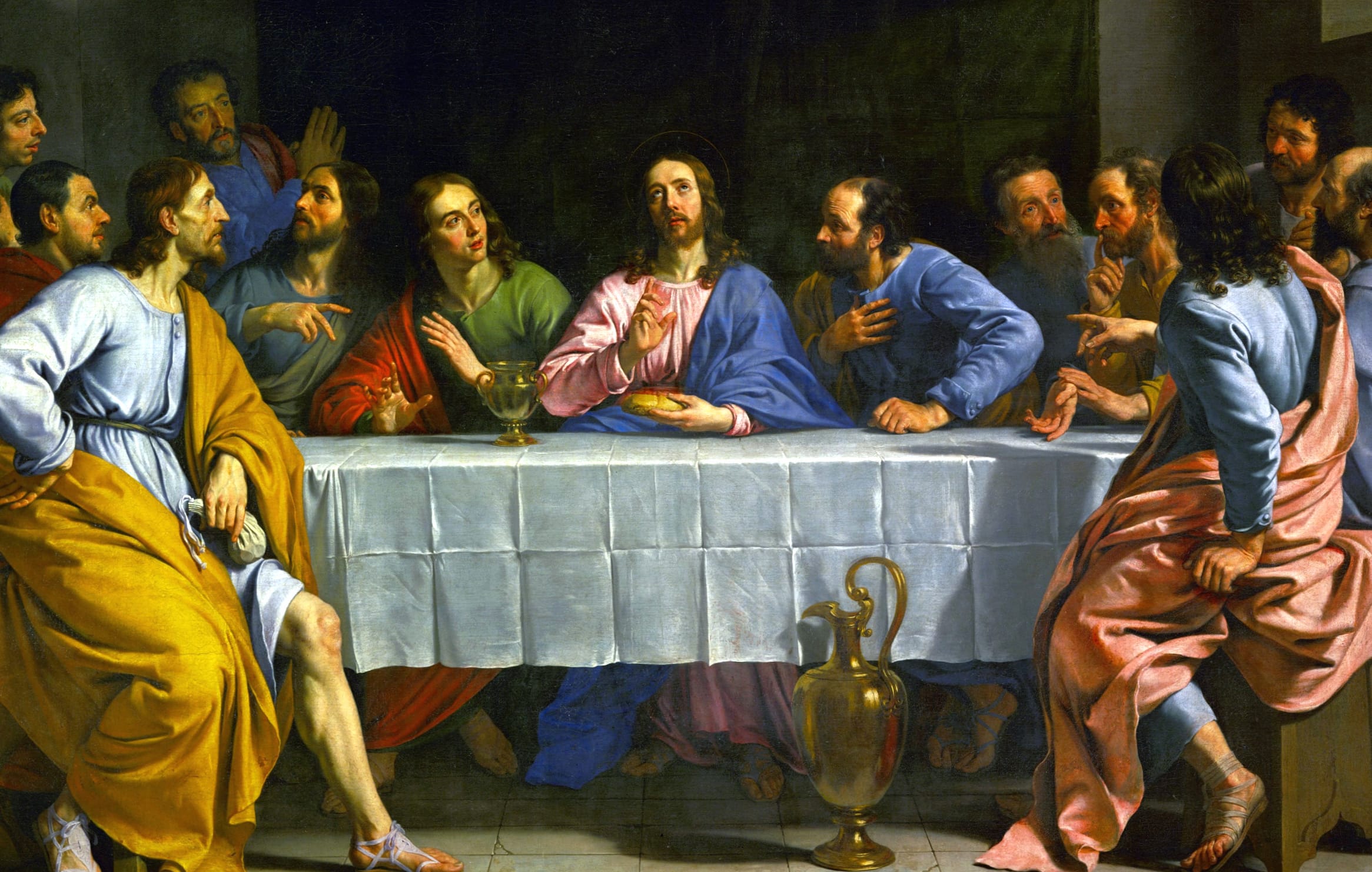 Last Supper - Sacred Moments at 2048 x 2048 iPad size wallpapers HD quality