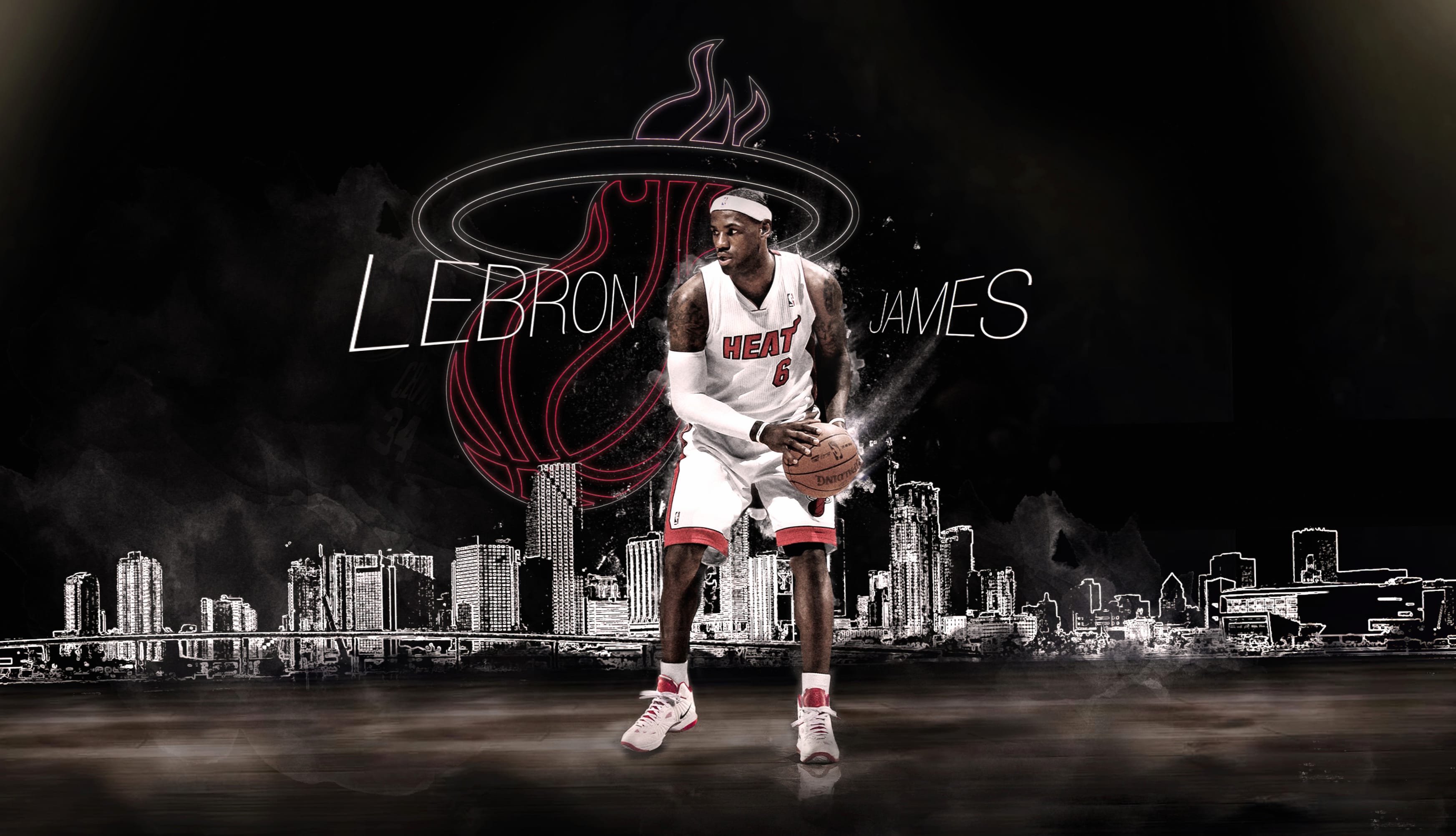 LeBron James Miami Heat wallpapers HD quality