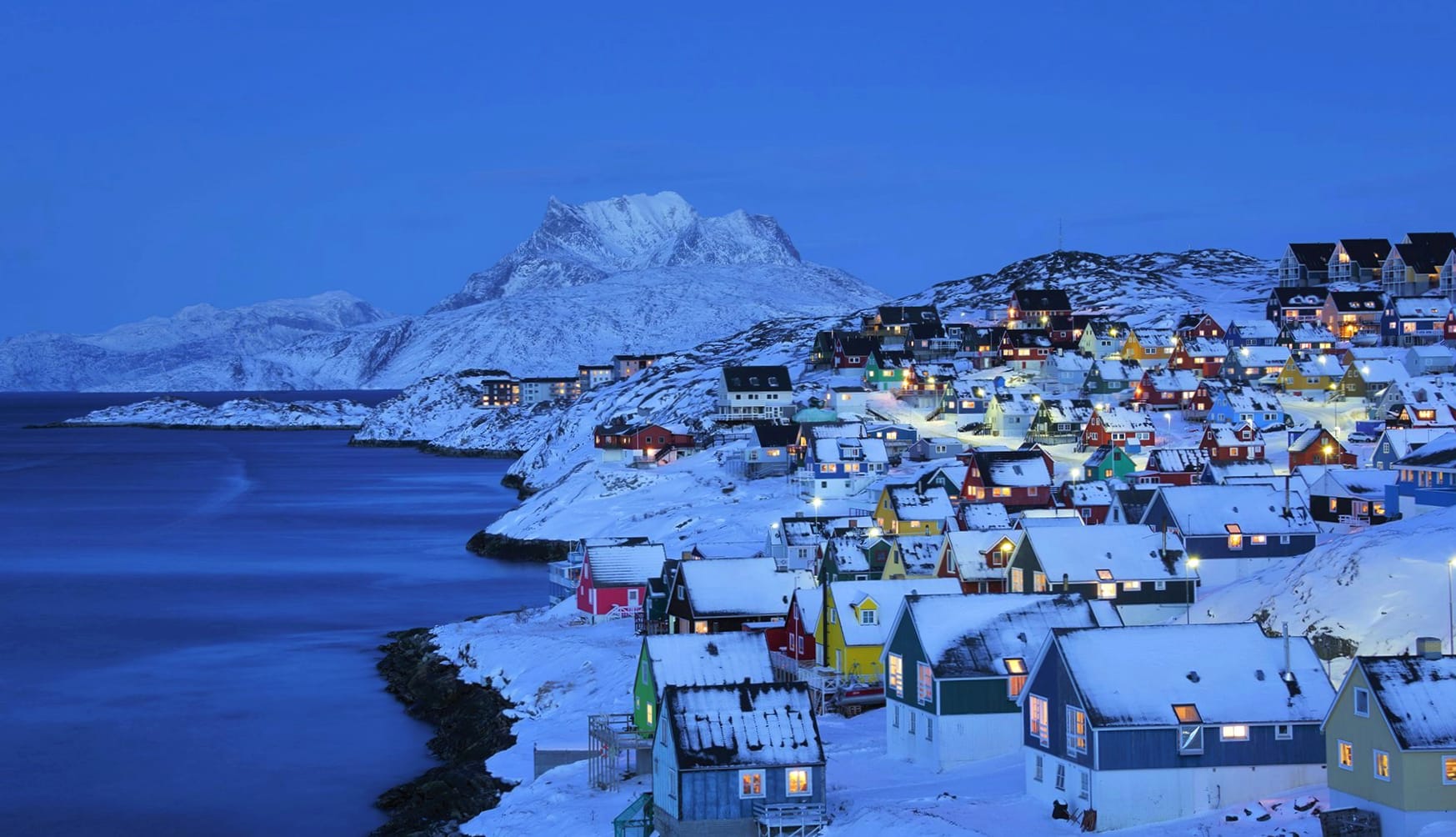 Lofoten Winter Village - wallpapers HD quality