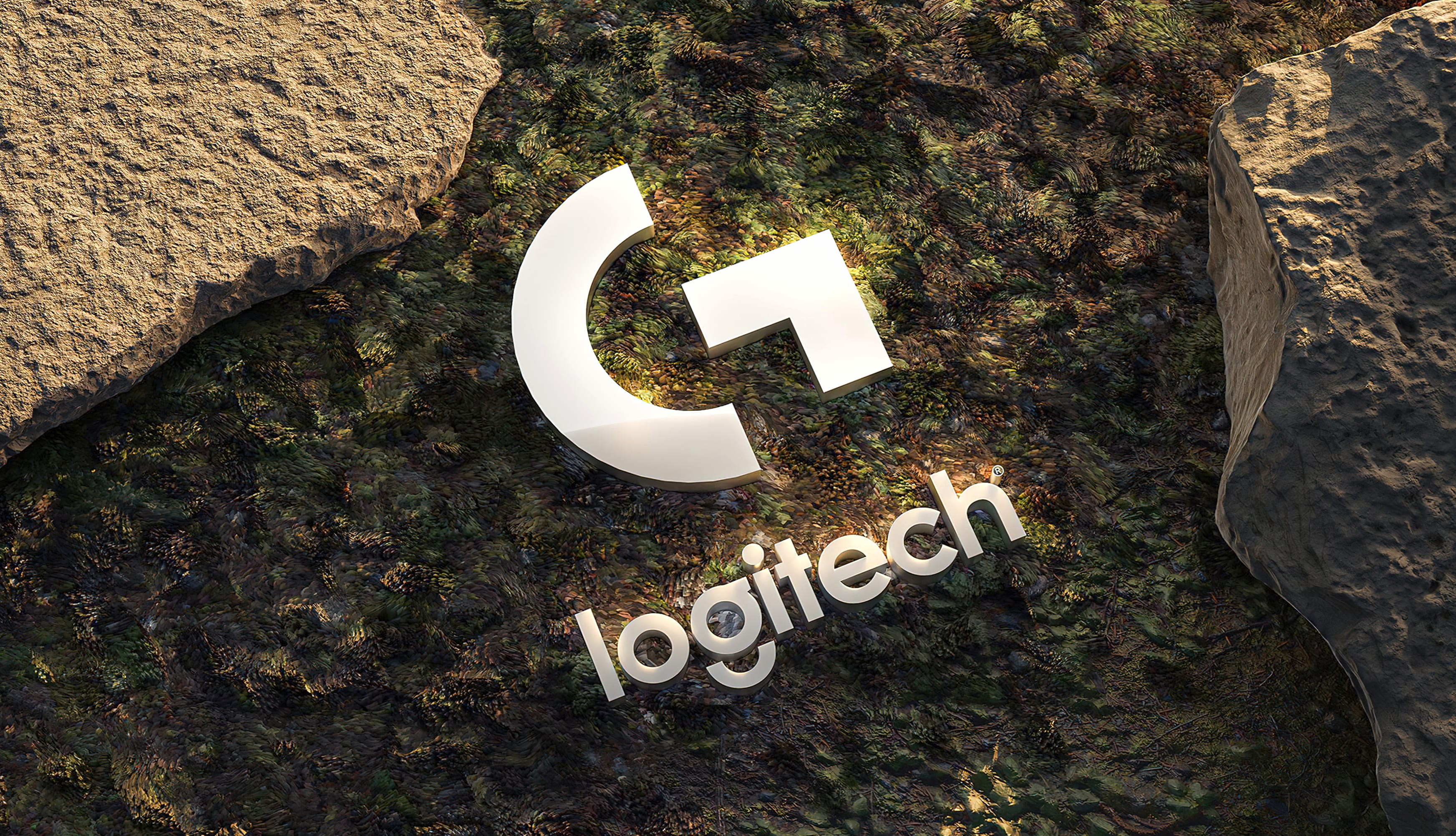 Logitech 3D logo wallpapers HD quality