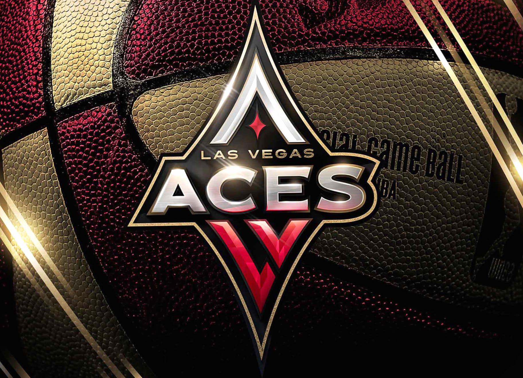 Logo Las Vegas Aces Sports wallpapers HD quality