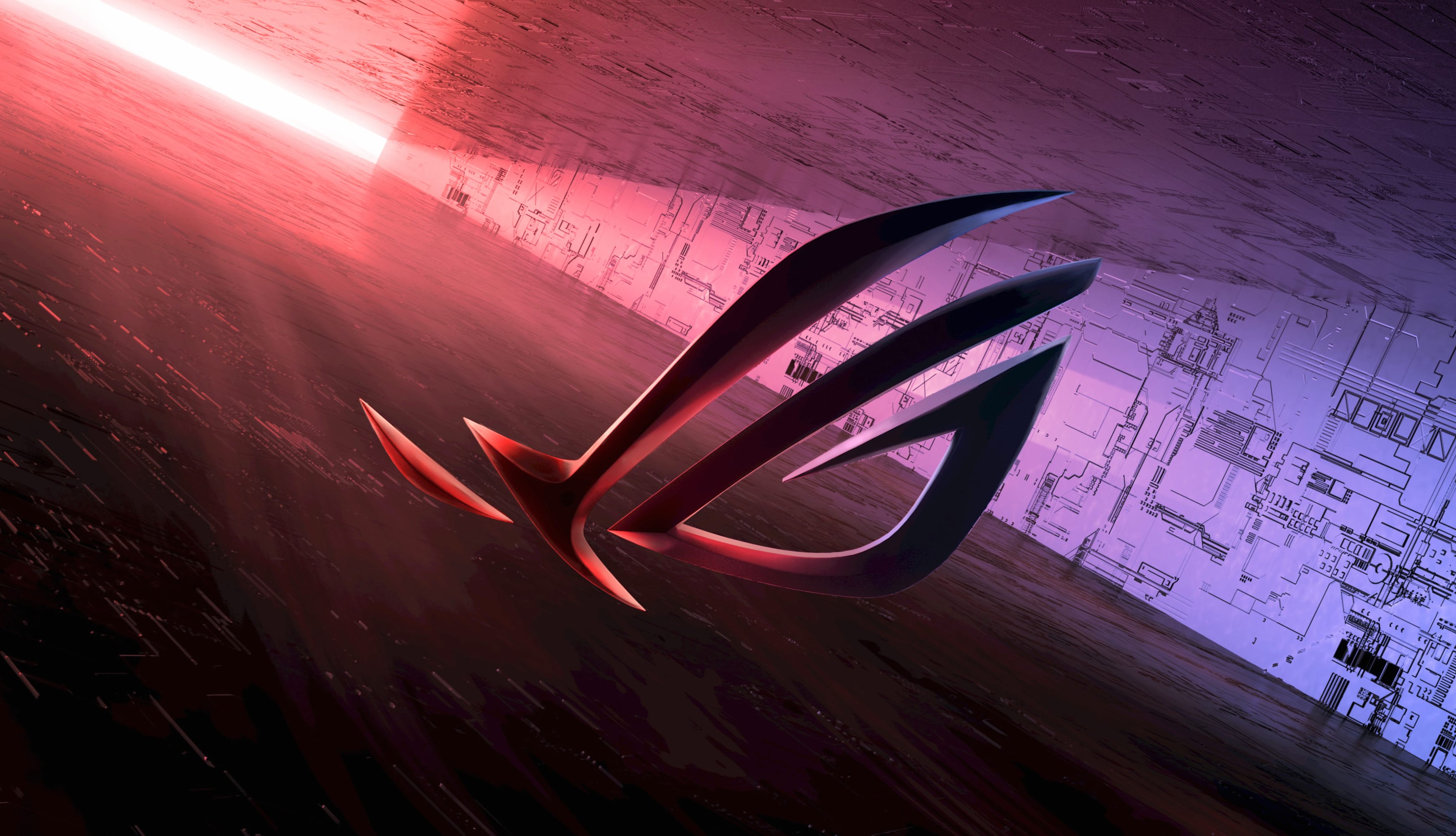 Logo Technology Asus ROG at 1024 x 768 size wallpapers HD quality