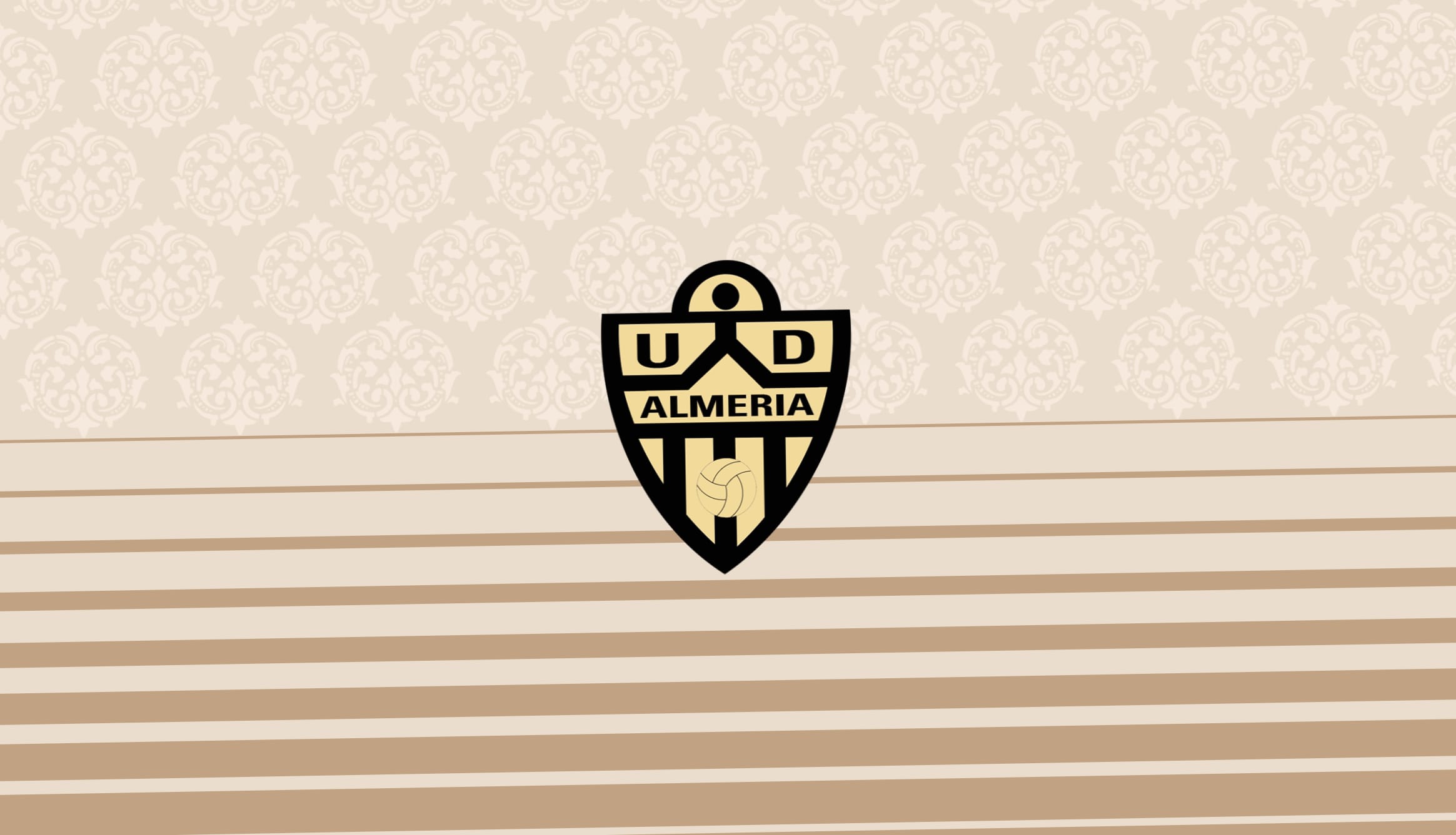 Logo UD Almería Sports at 320 x 480 iPhone size wallpapers HD quality