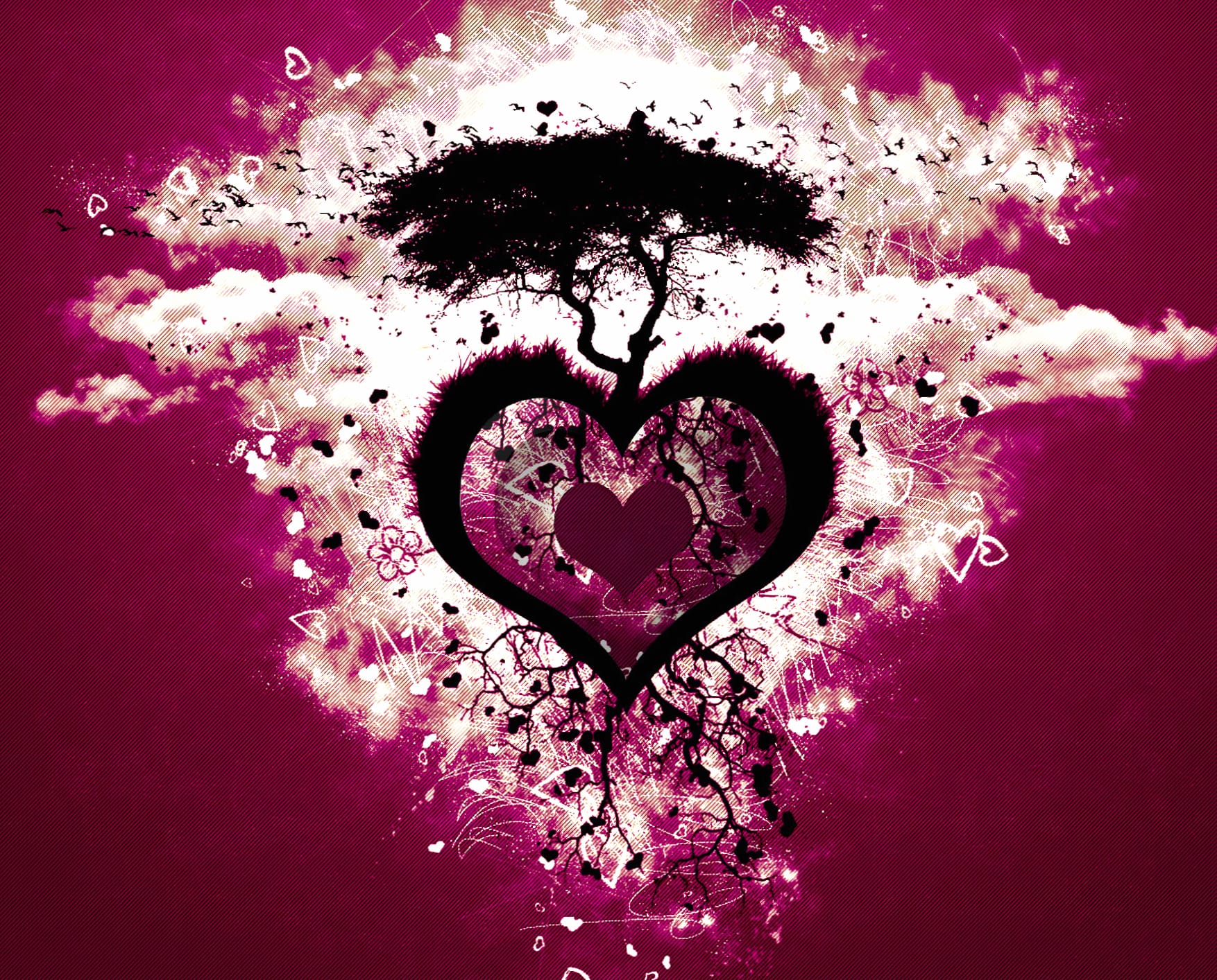 Love Tree Heart - Artistic wallpapers HD quality