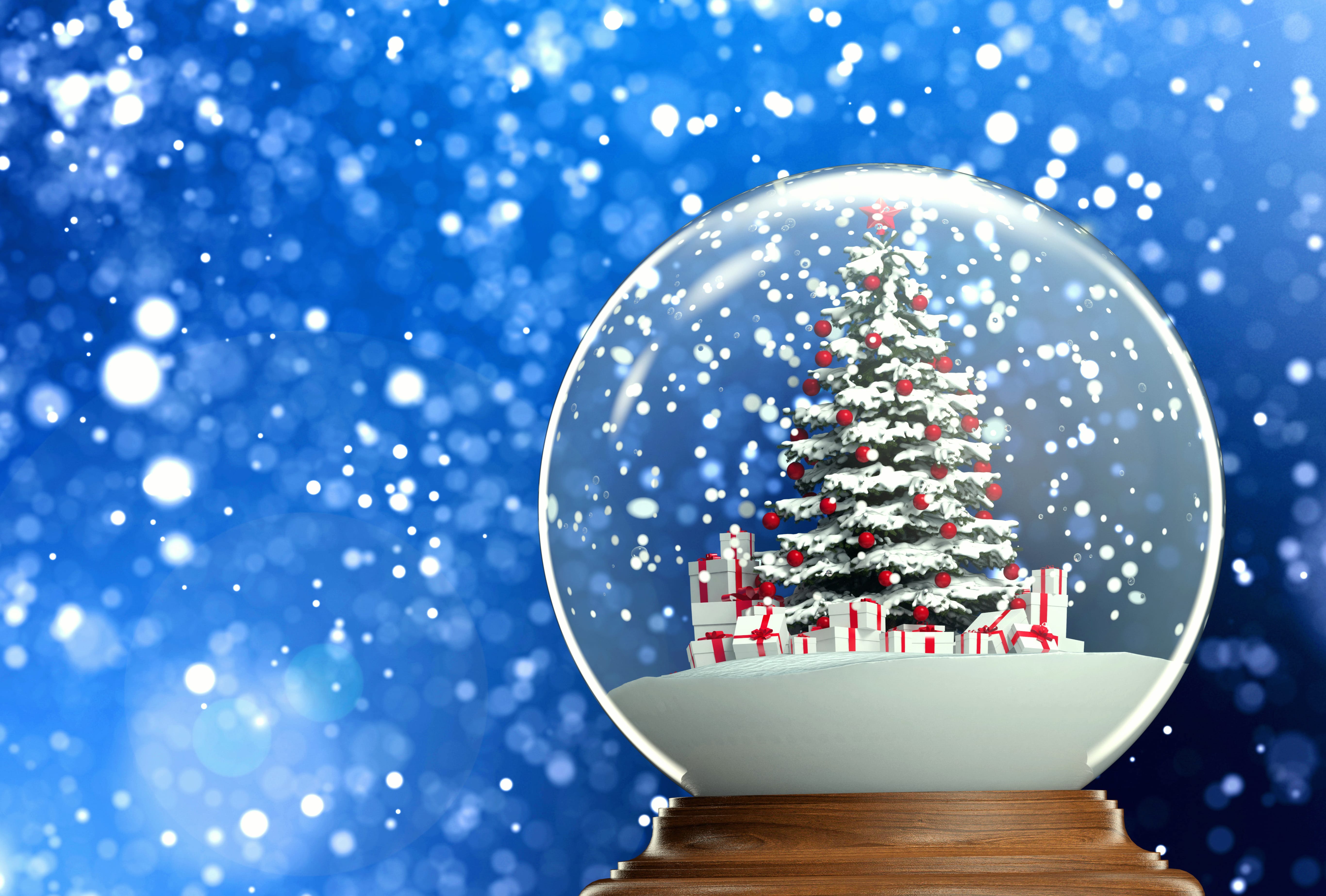 Magical Christmas Snow Globe Wallpaper in HD wallpapers HD quality