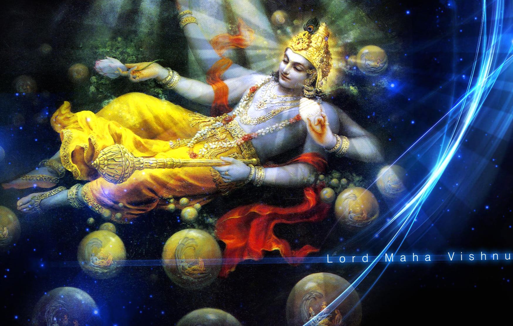 Maha Vishnu Divine Serenity wallpapers HD quality