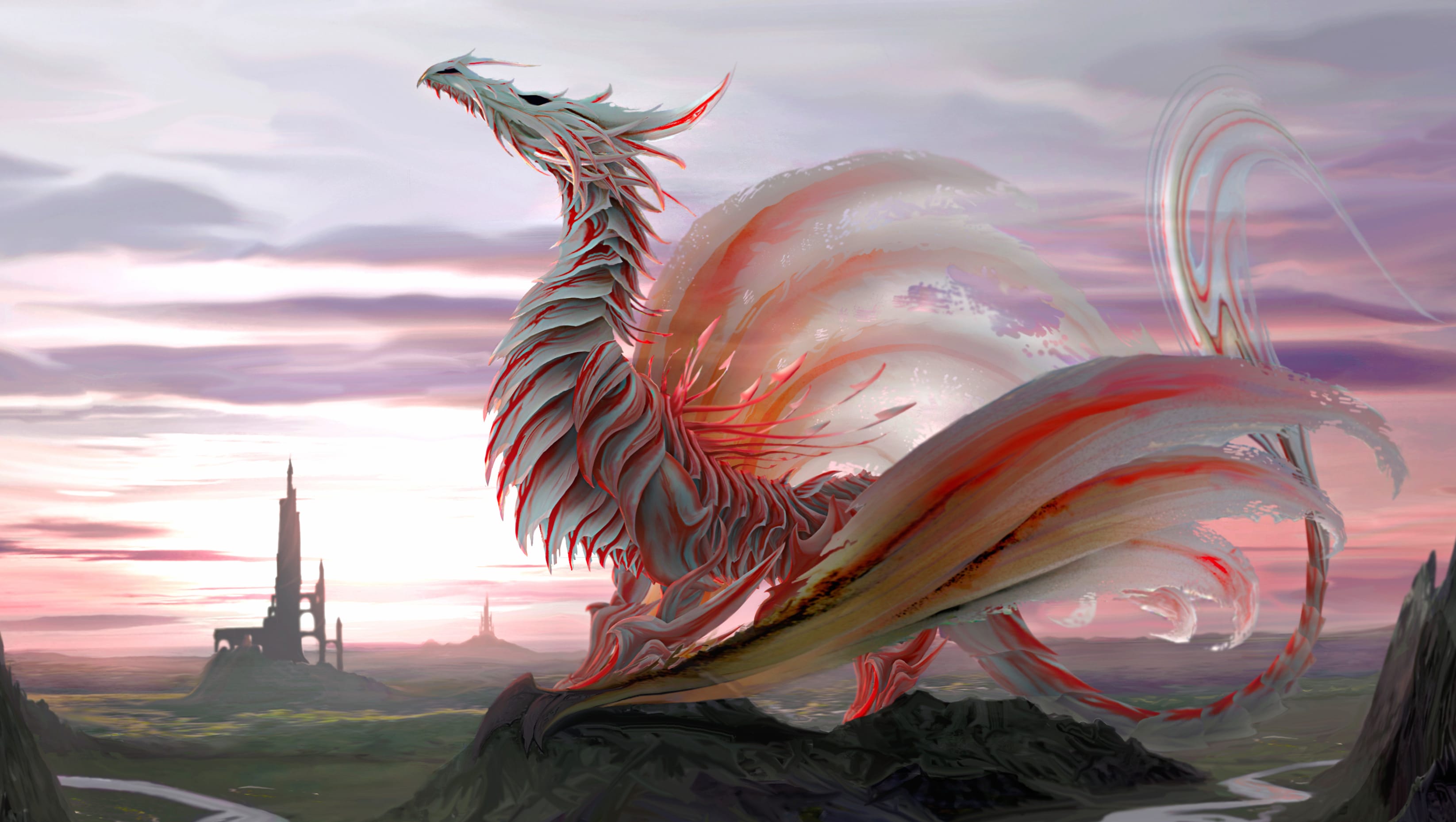 Majestic Dragon Realm wallpapers HD quality