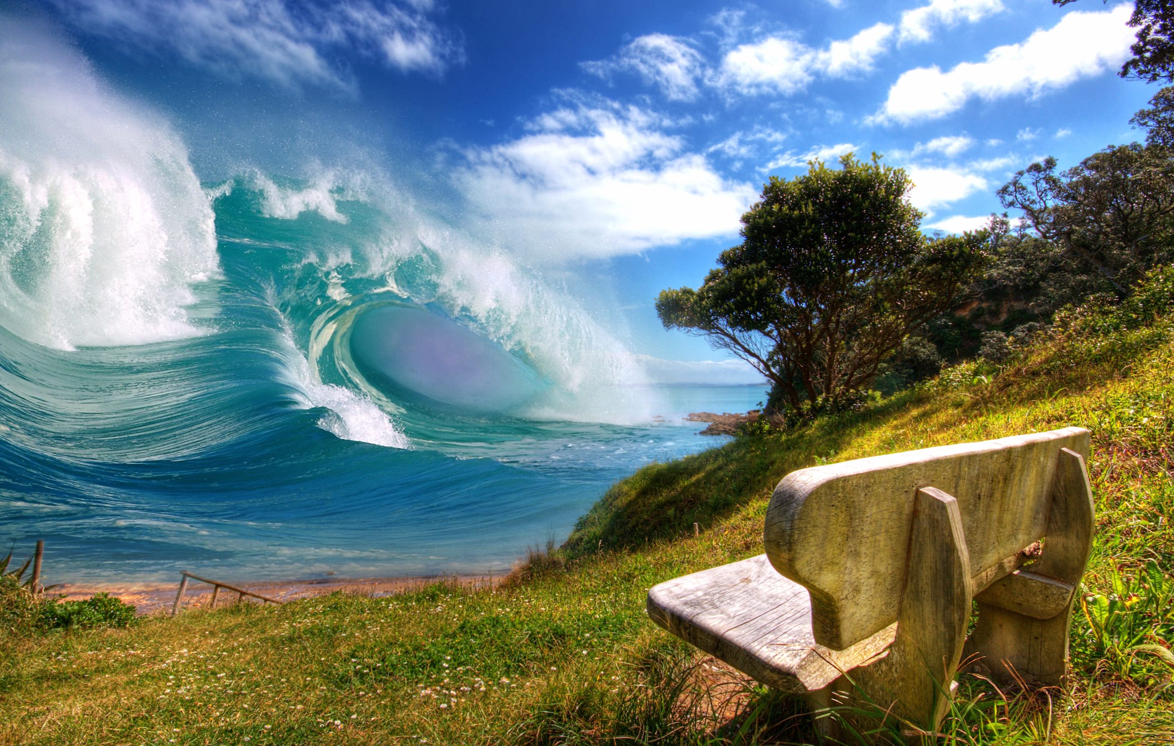 Majestic Ocean Waves An of Earth Photography Manipulation wallpapers HD quality