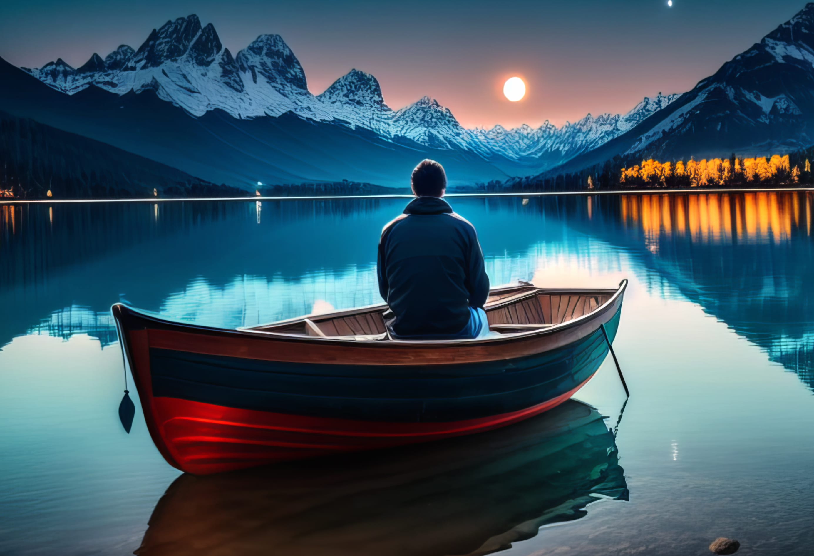 Man on Boat wallpapers HD quality