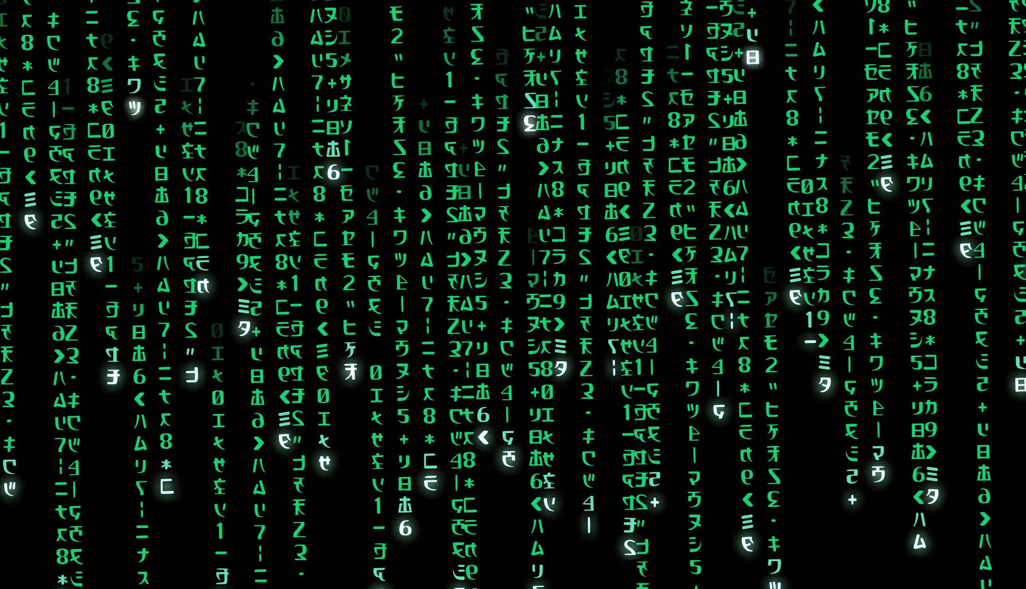 Matrix falling code 8K at 2560 x 1440 HD size wallpapers HD quality