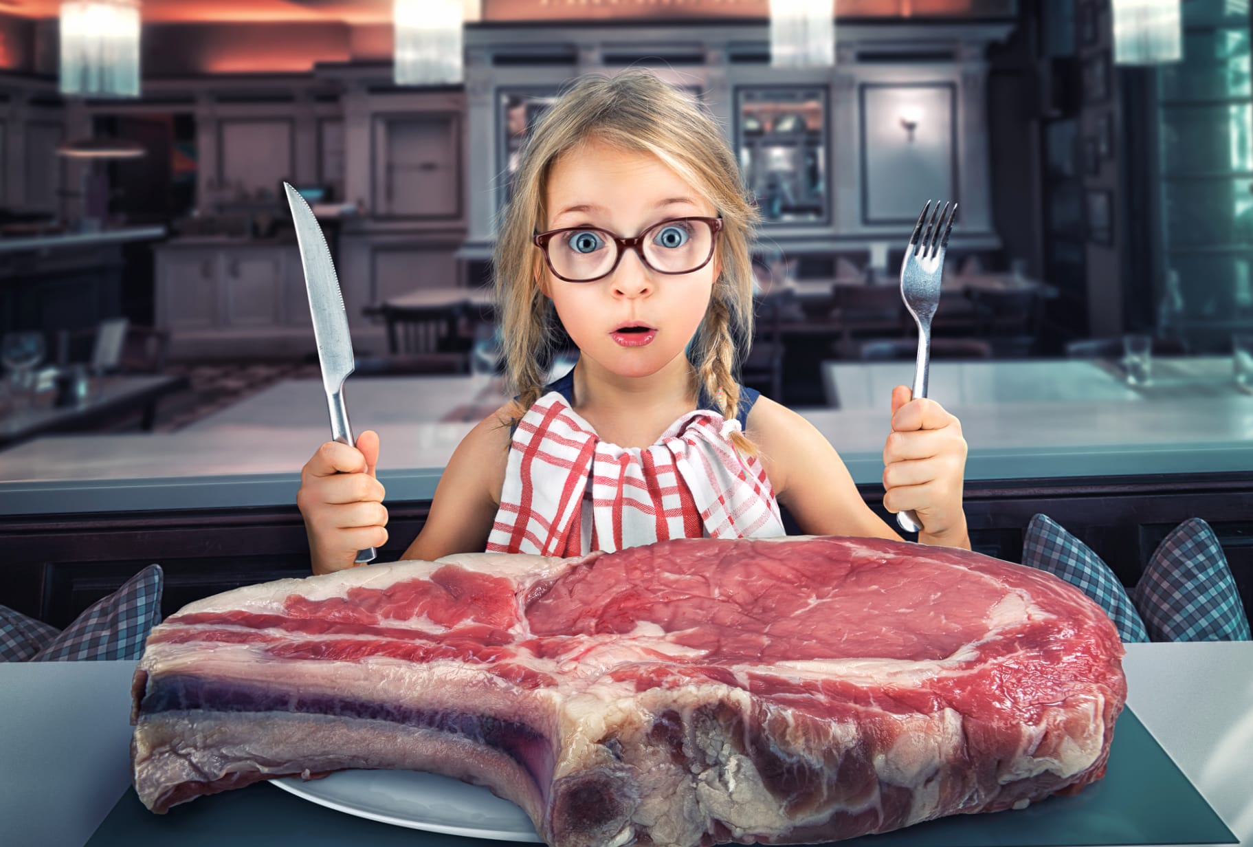 Meat Child Humor Photography Manipulation wallpapers HD quality