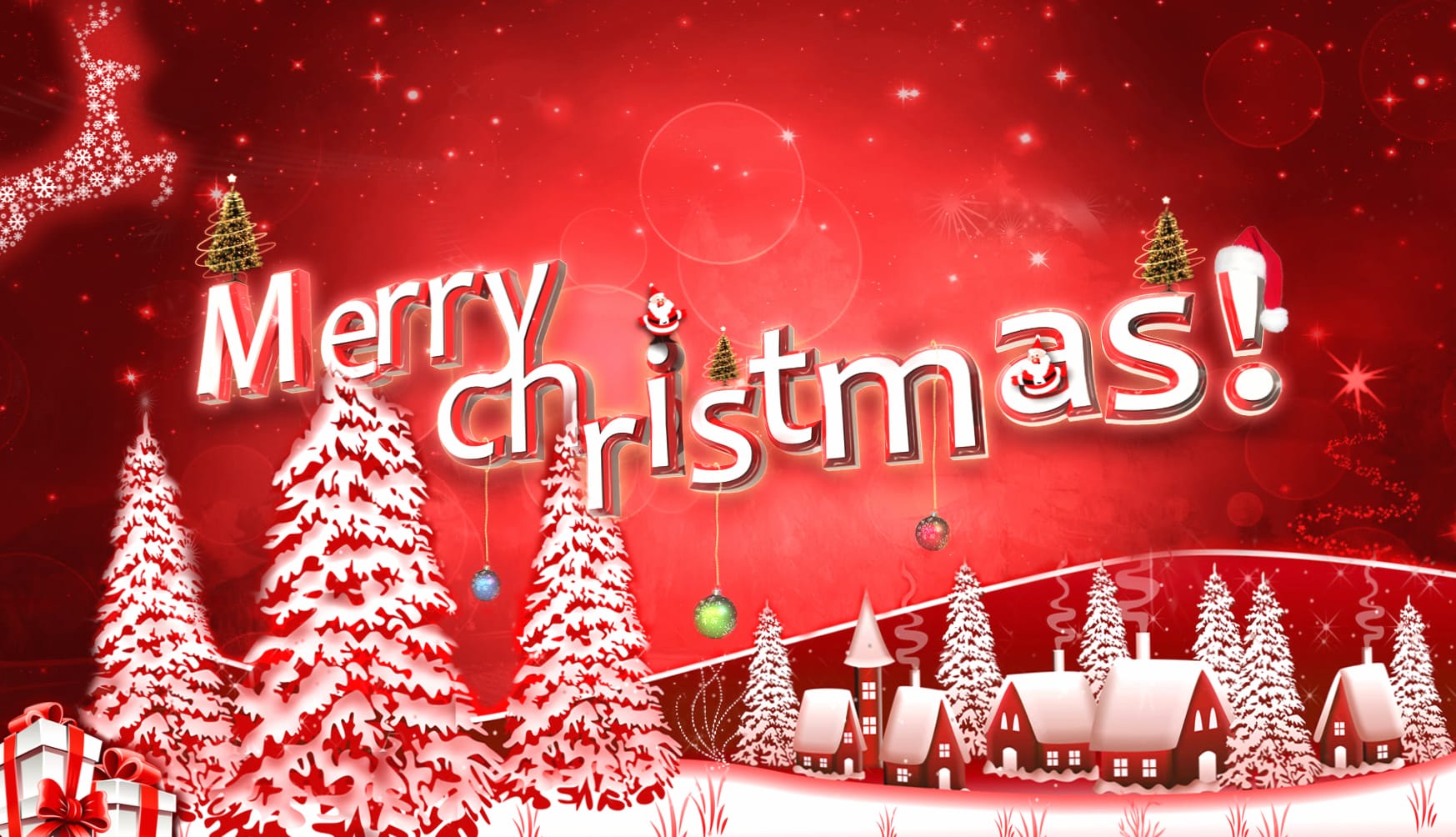 Merry Christmas Holiday Magic wallpapers HD quality