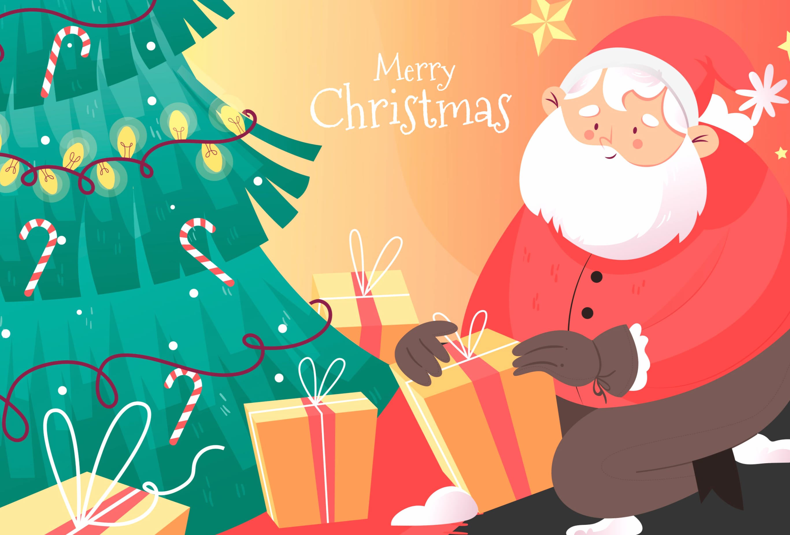 Merry Christmas Santa Holiday Christmas wallpapers HD quality