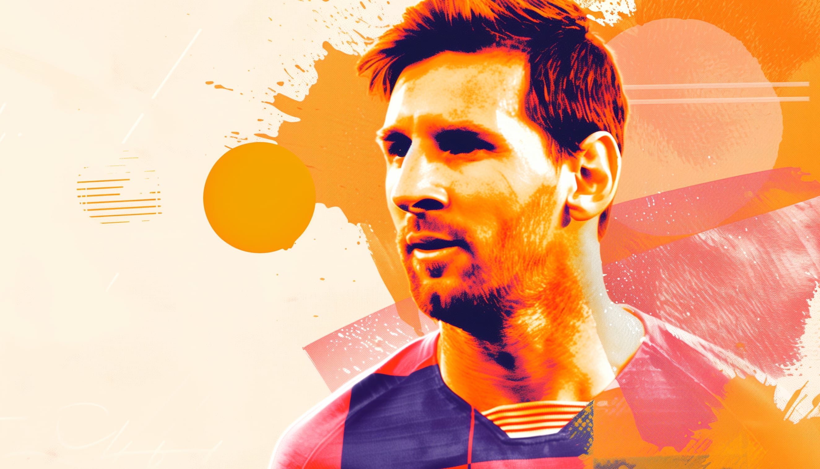 Messi Magic Vibrant Soccer at 1280 x 960 size wallpapers HD quality