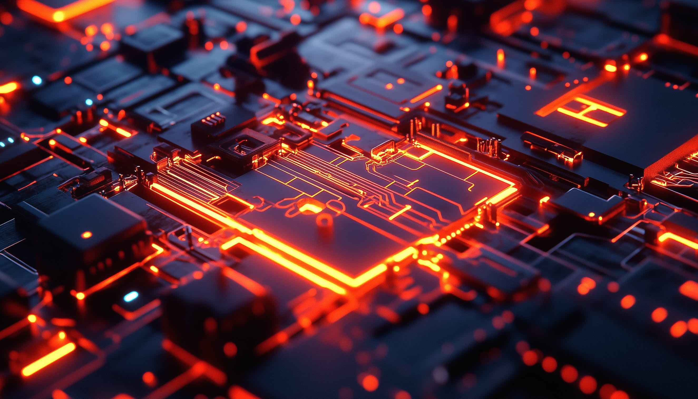 Microchip Circuit Glow Technology wallpapers HD quality